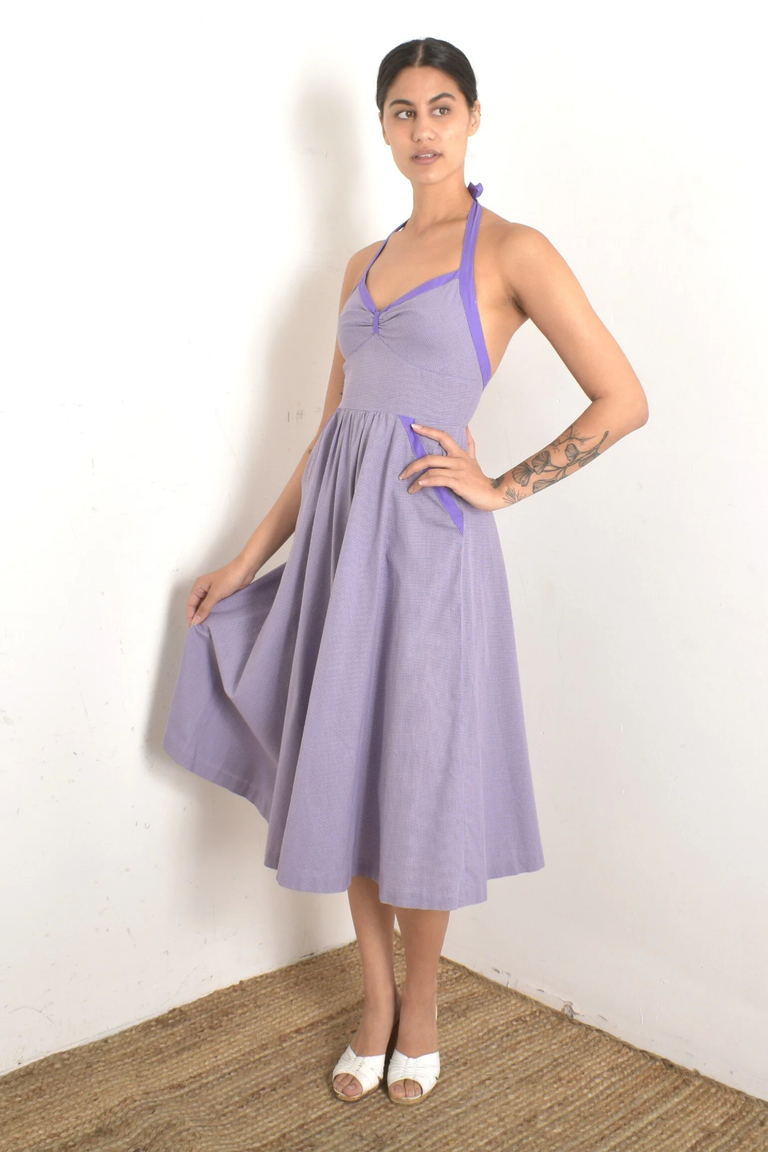 80s purple bridesmaid dress 1980s LAURA ASHLEY Floral Dress