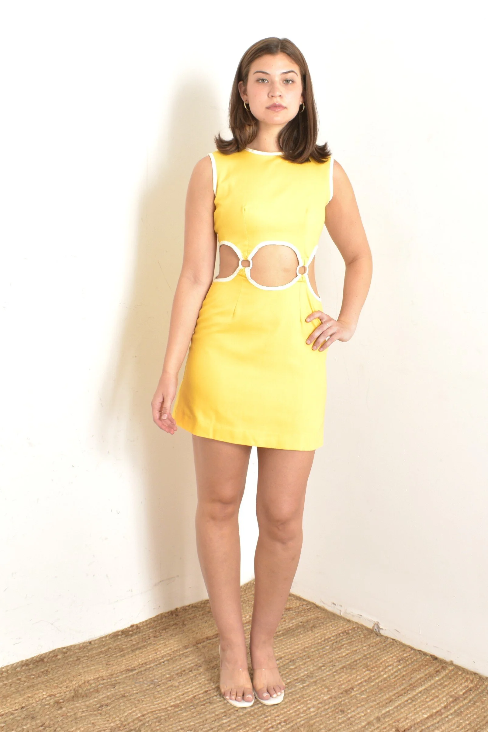1960s Cutout Mini Dress-S/M  La Poubelle Vintage