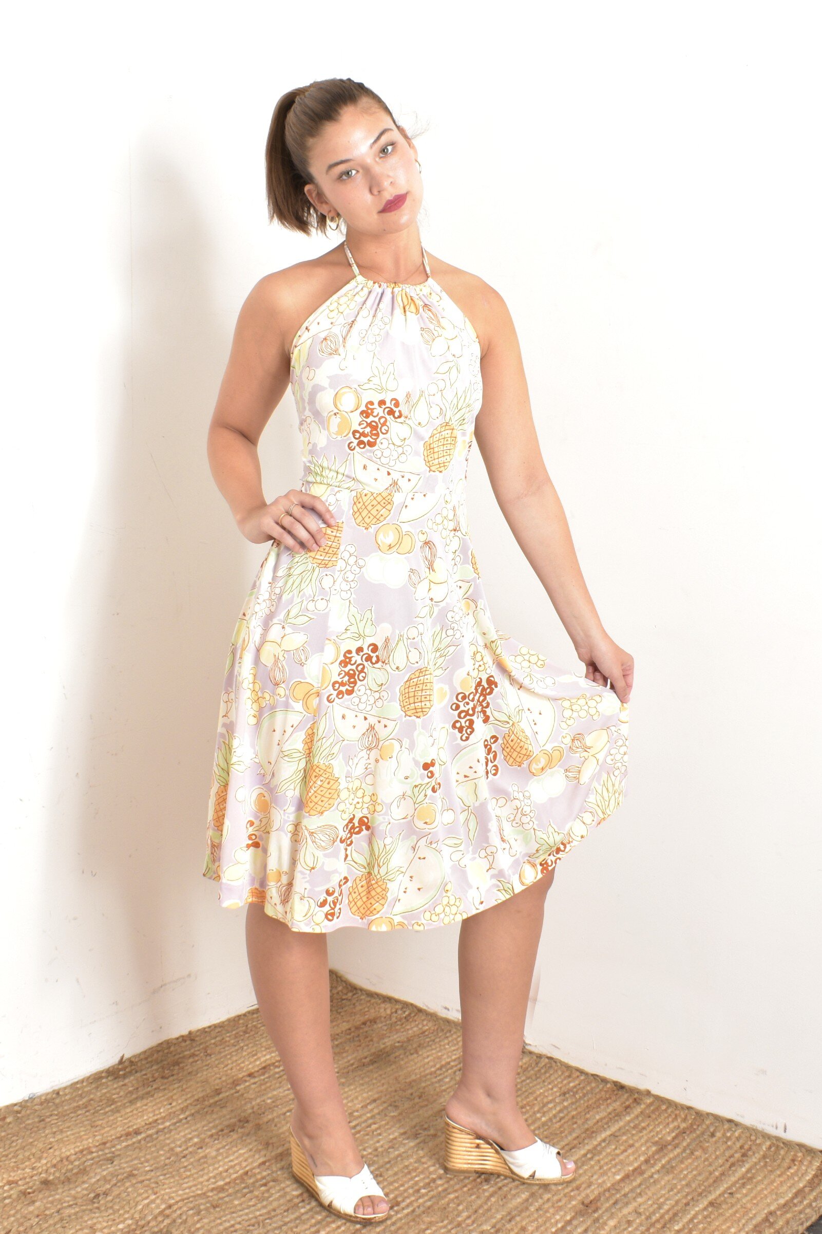 70s fruit print halter dress2.jpeg