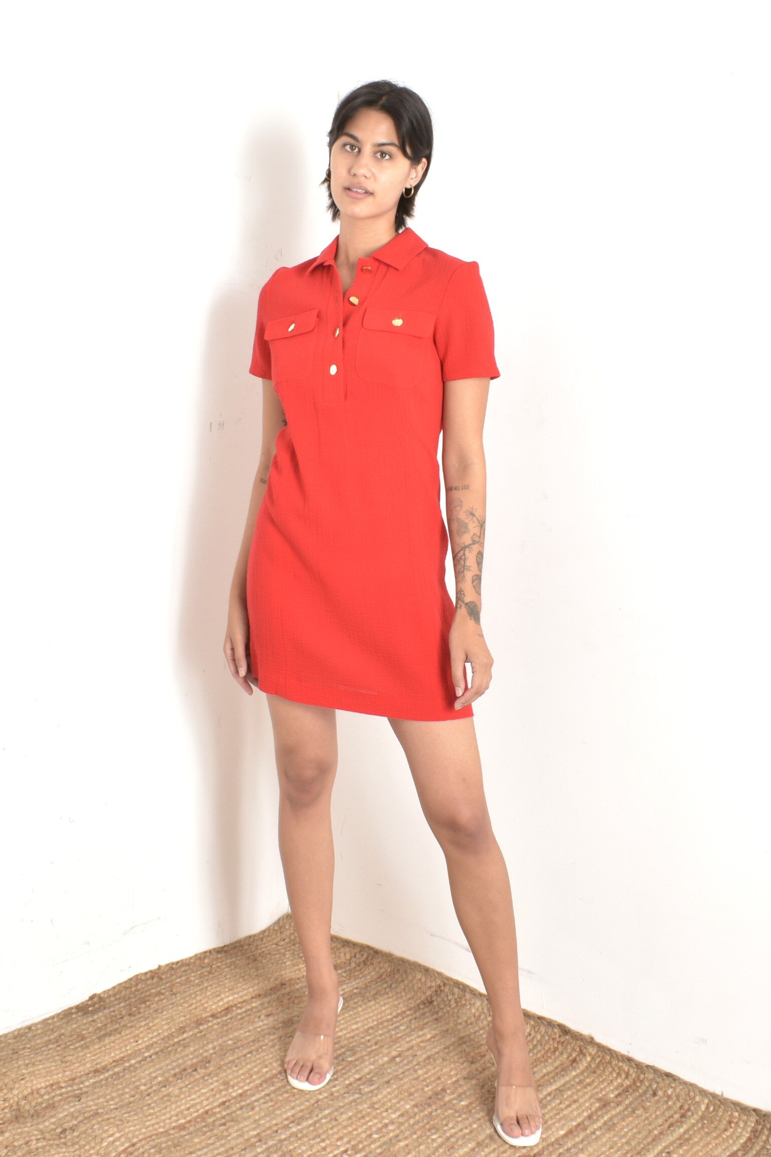 aline short dresses STRAPLESS A-LINE SHORT DRESS CD9243