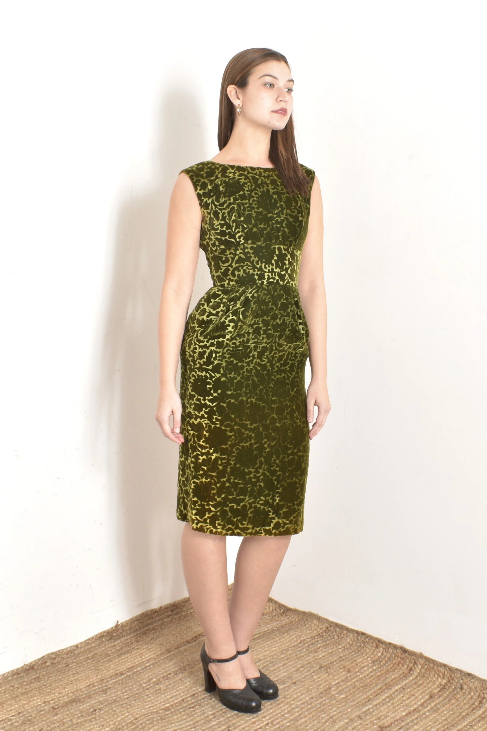 green emerald velvet dress Forest Green Velvet Floral Button Down Maternity Maxi Dress