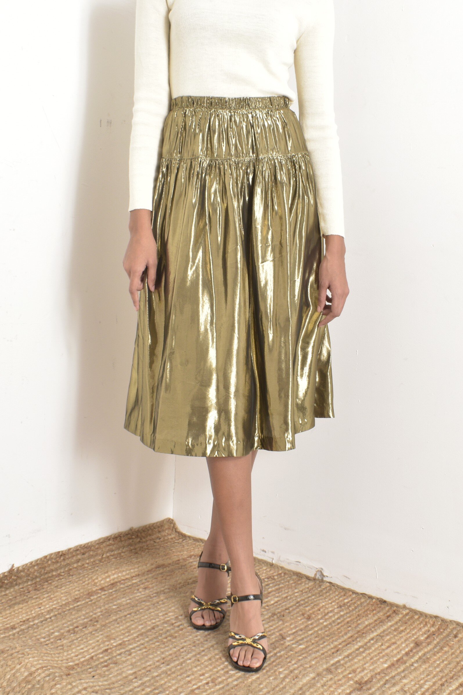 80s swishy gold skirt2.jpeg