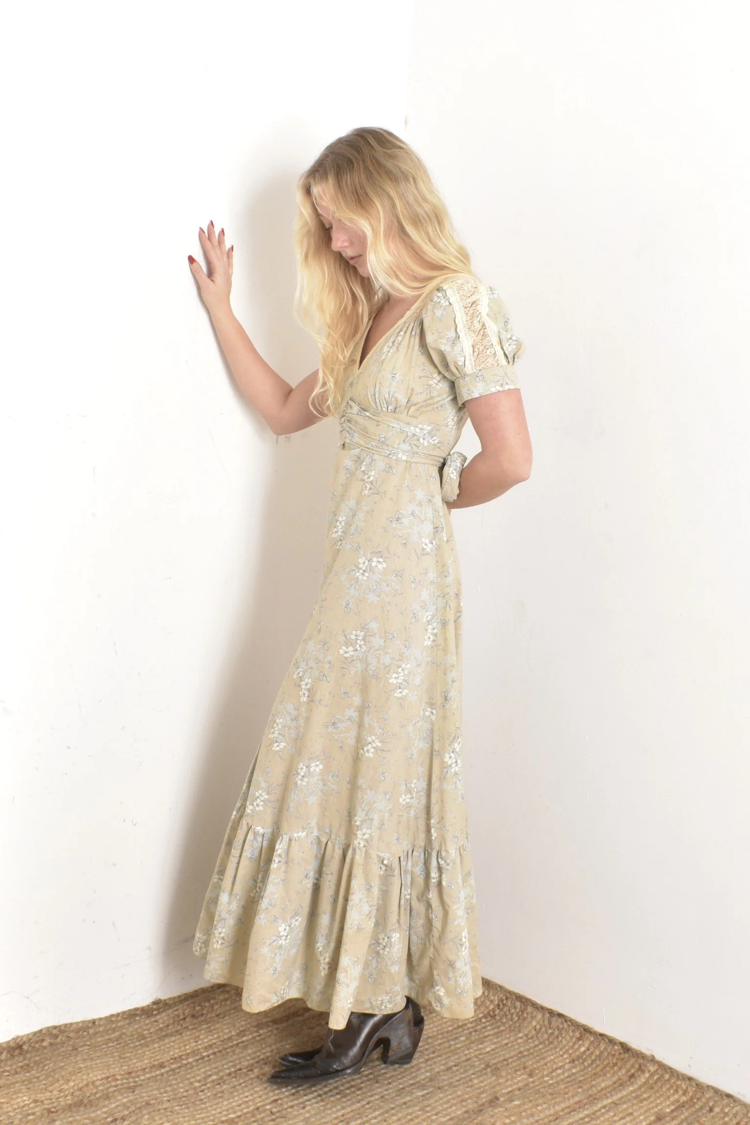 strapless open back dress Garden Party Gown main image 1