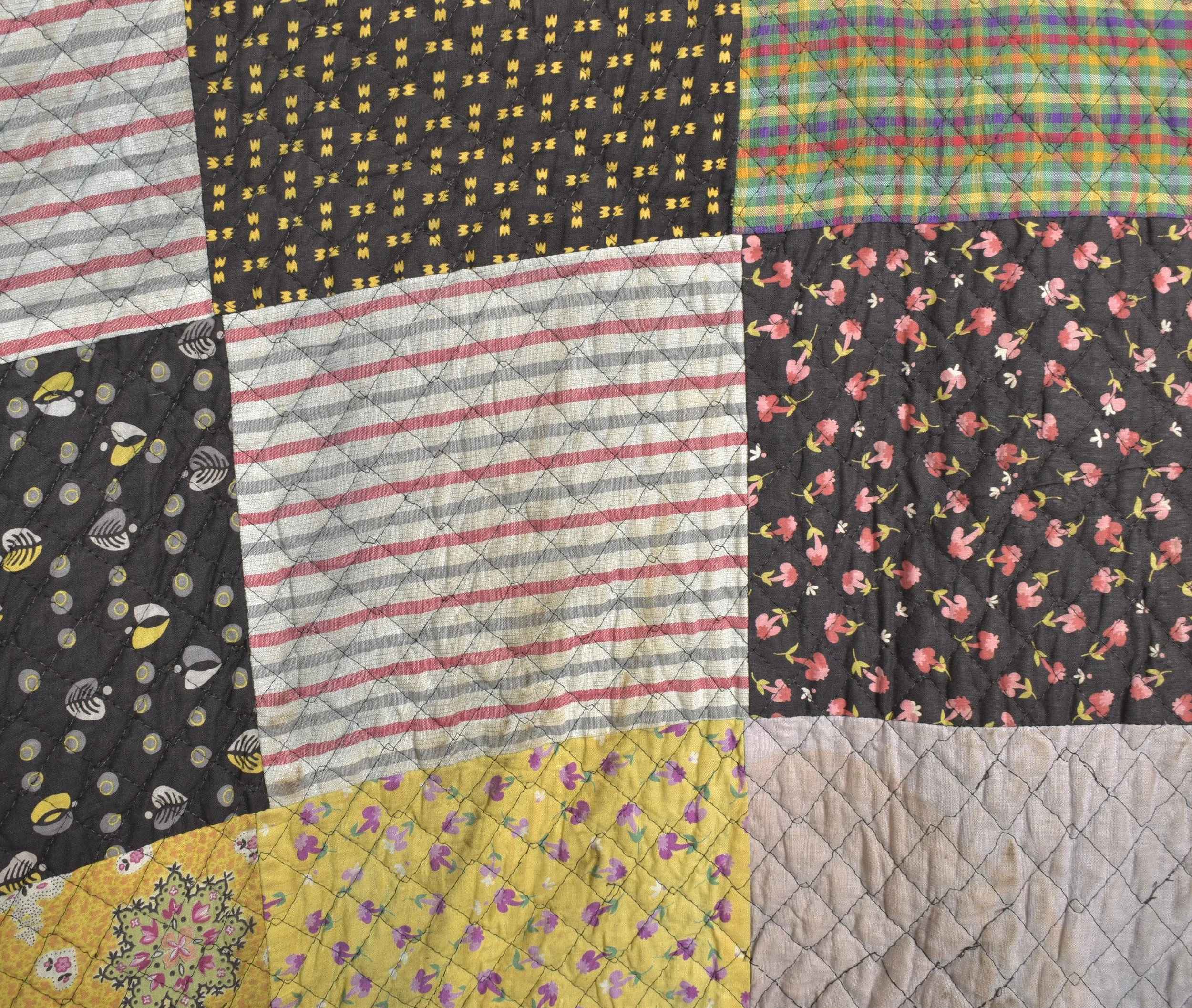1950s Quilted Cotton Skirt –XS — La Poubelle Vintage