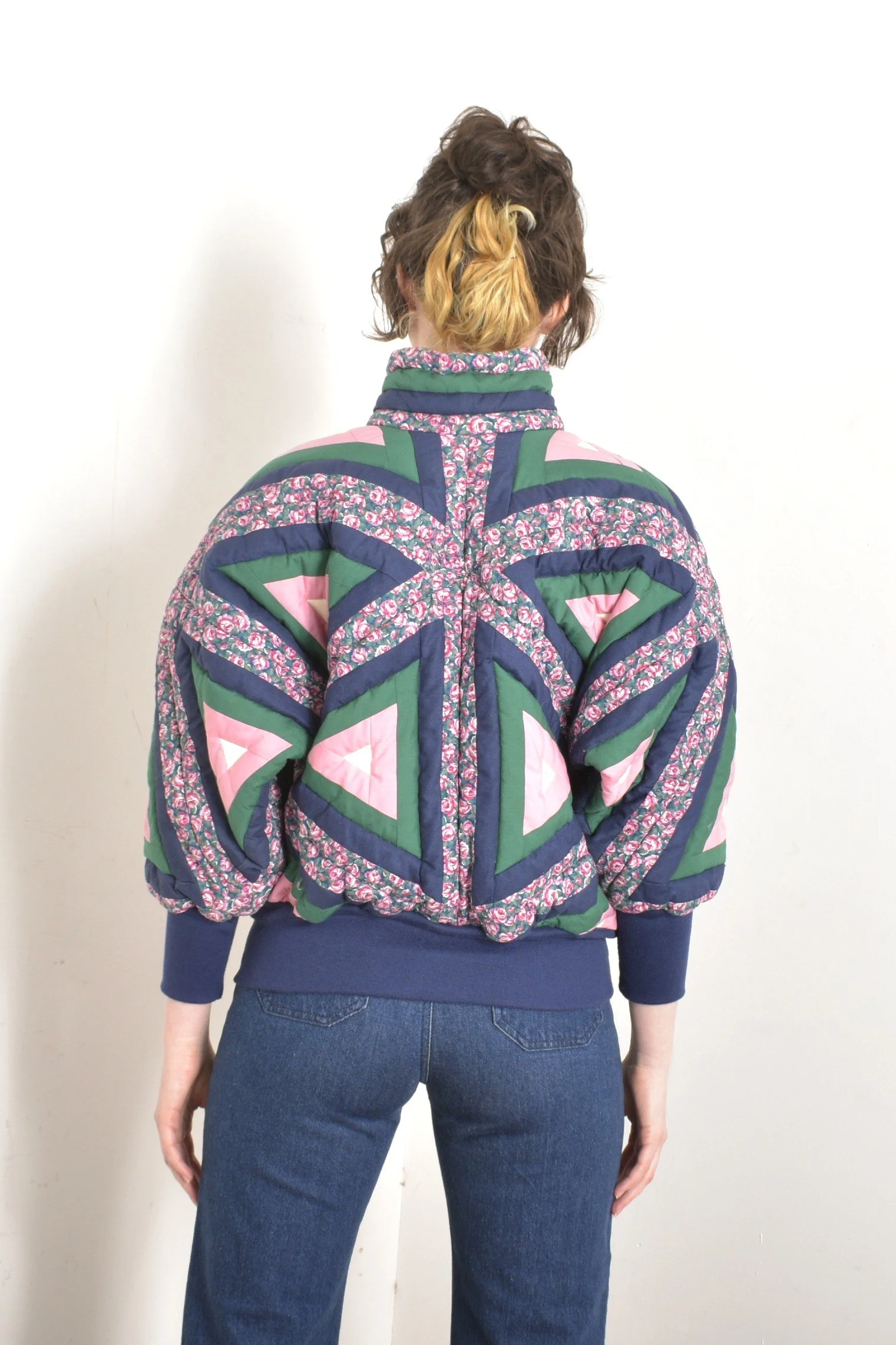 1980s Quilted Bomber Jacket- S/M/L — La Poubelle Vintage