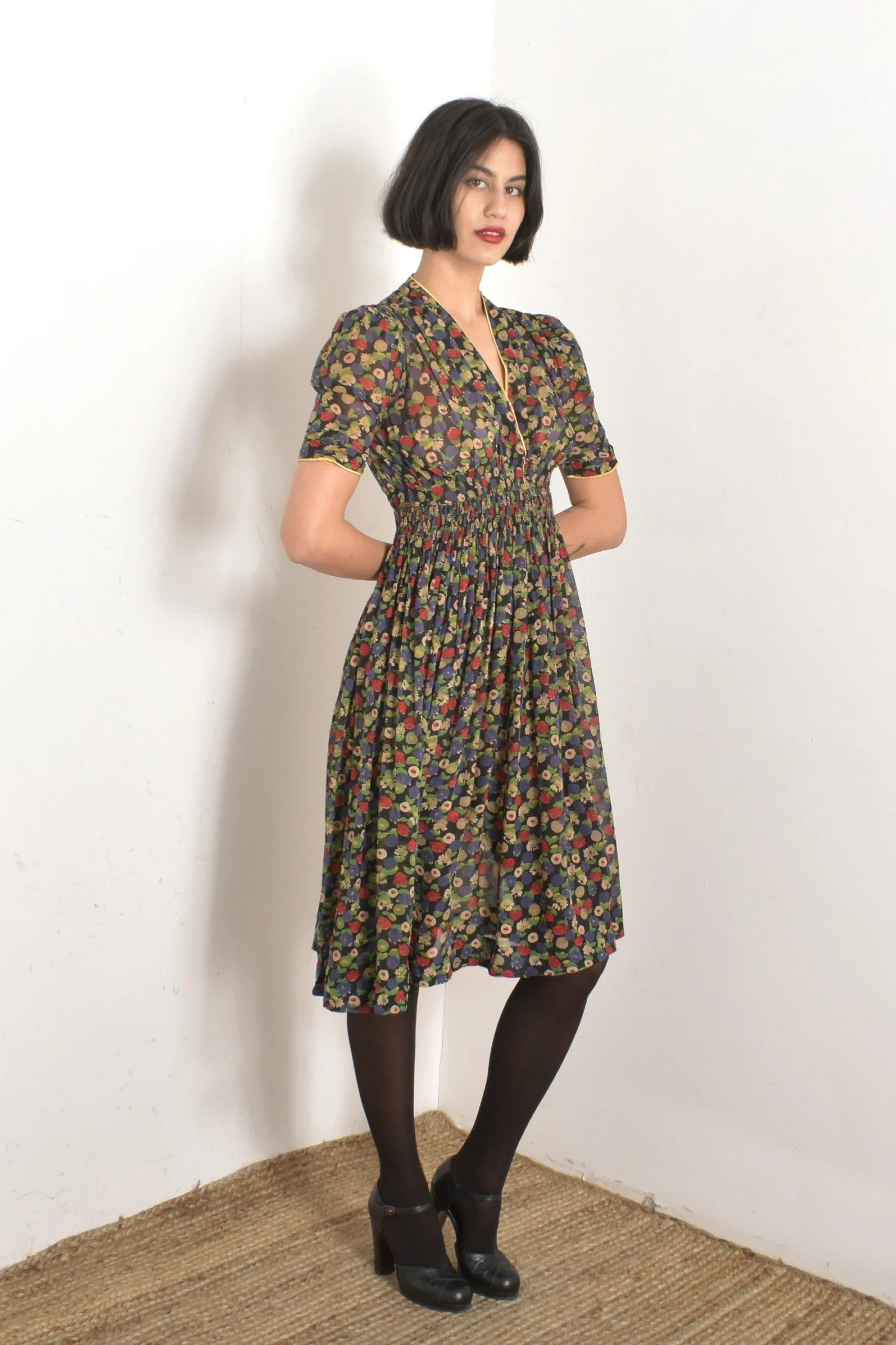 white christmas dresses Floral Embroidered Tulle Dress main image 0