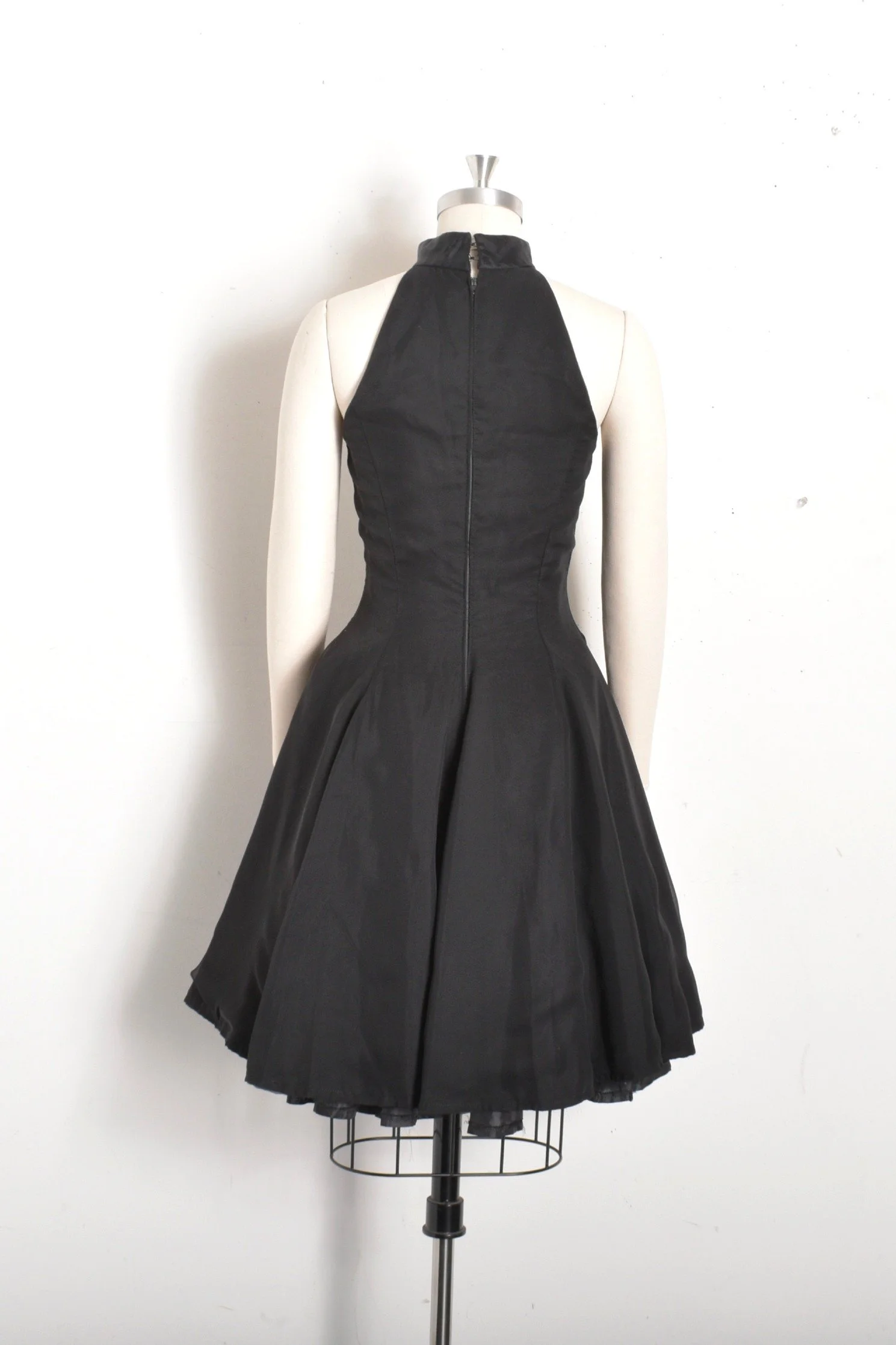 blue dress for baby girl Vintage 1980s Claude Montana Black Mini Dress main image 0