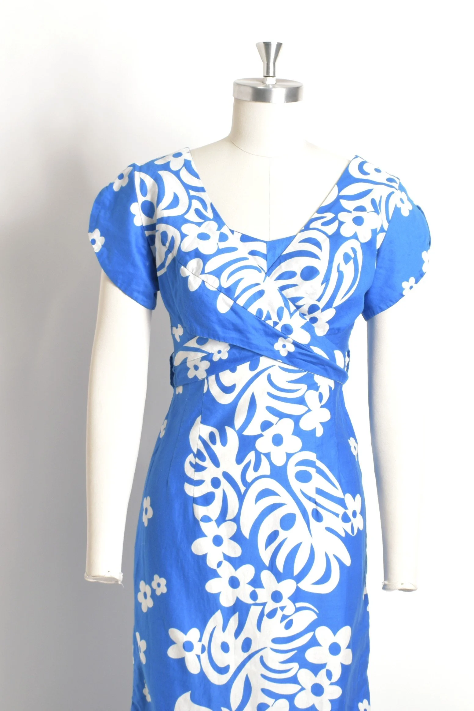 1960s Hawaiian Cotton Dress-XS  La Poubelle Vintage