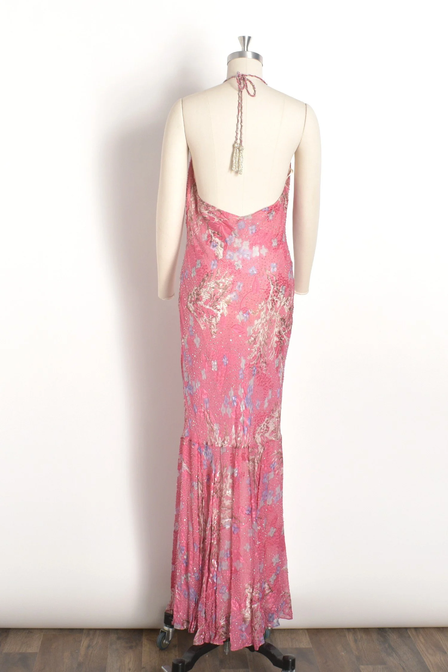 open lace back dress Self-Portrait - Pink Taffeta Dress main image 0