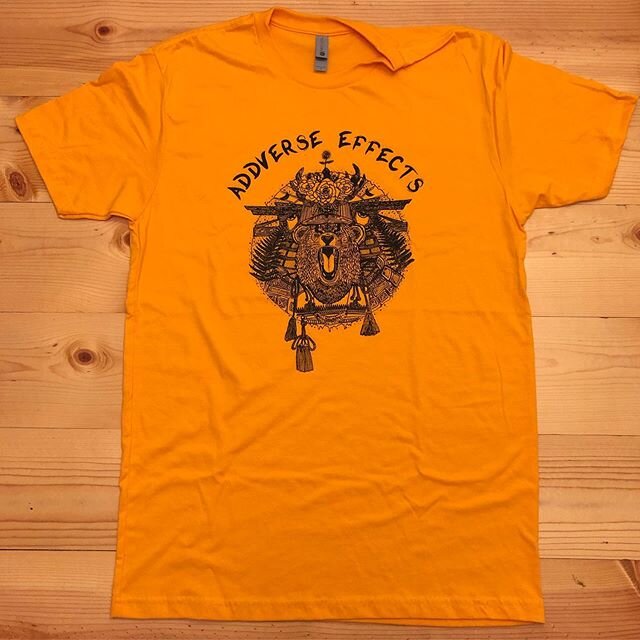 We printed some fun shirts for @addverseeffects album listening party last week. Be on the lookout for the new project &ldquo;Gold&rdquo; out now and be sure to follow @addverseeffects to stay up to date on shows in the Portland area! .
.
.
#screenpr