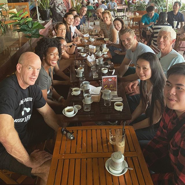 We 💛 Vietnamese coffee and pho ! 
Here is the VietCal team making a pit stop on our 8 hour bus ride from Hanoi to Ha Giang fueling up for our first hospital visit.

#VietCal #SoCal #Vietnam #Hanoi #HaGang #orthopedicsurgeon #orthopedics #medicalexch