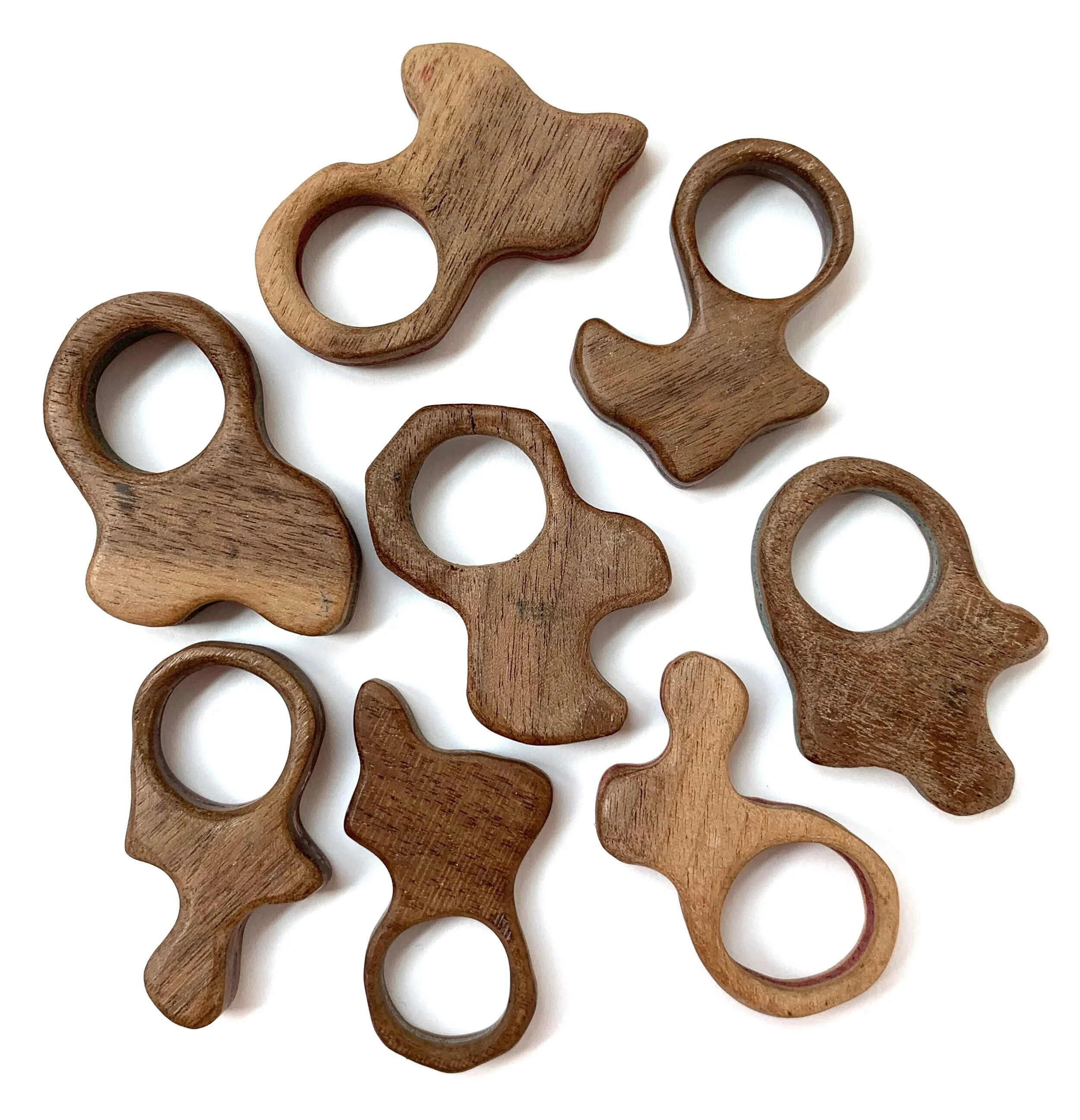 Wood + Cement Sandwich Rings