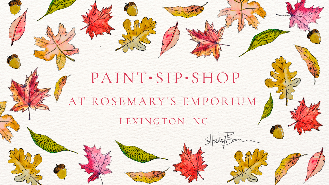 Paint, Sip, Shop