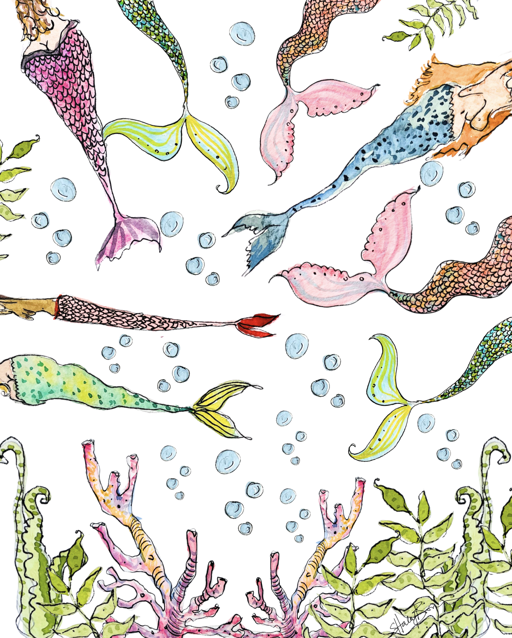 Mermaid Print