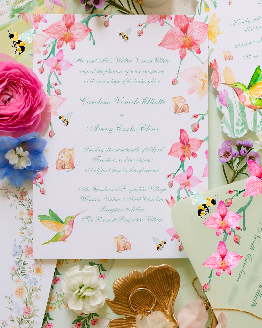 Photography @chelsearenay

Watercolor hummingbirds, butterflies, and orchids.