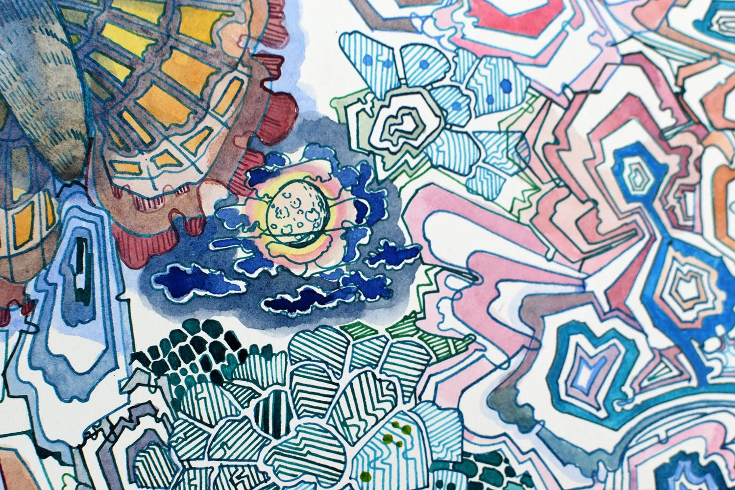 detail- Pollinator Moon