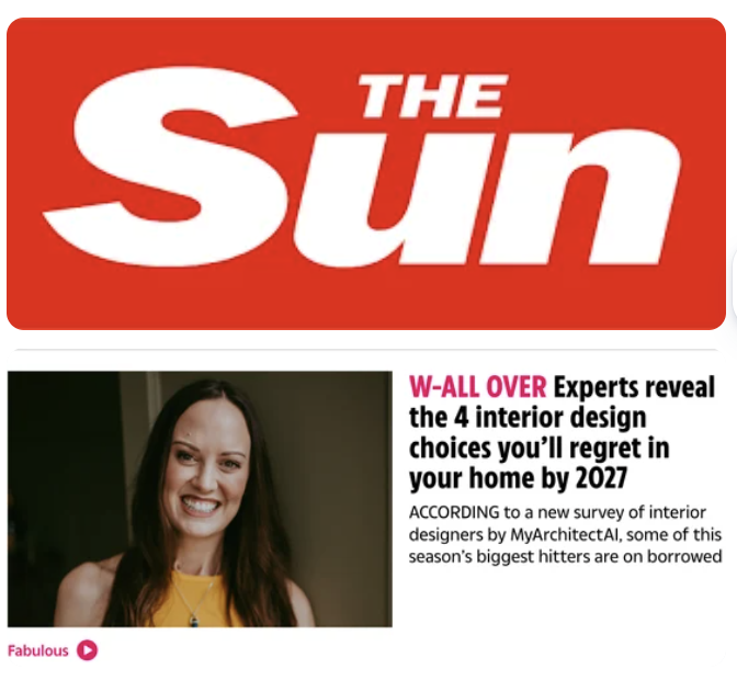 Featured in The Sun: Home interior design choices you’ll regret by 2027