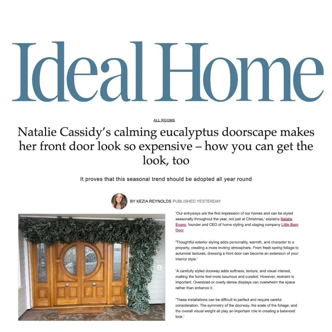 Featured in Ideal Home: Calming eucalyptus doorscapes - how you can get the look?