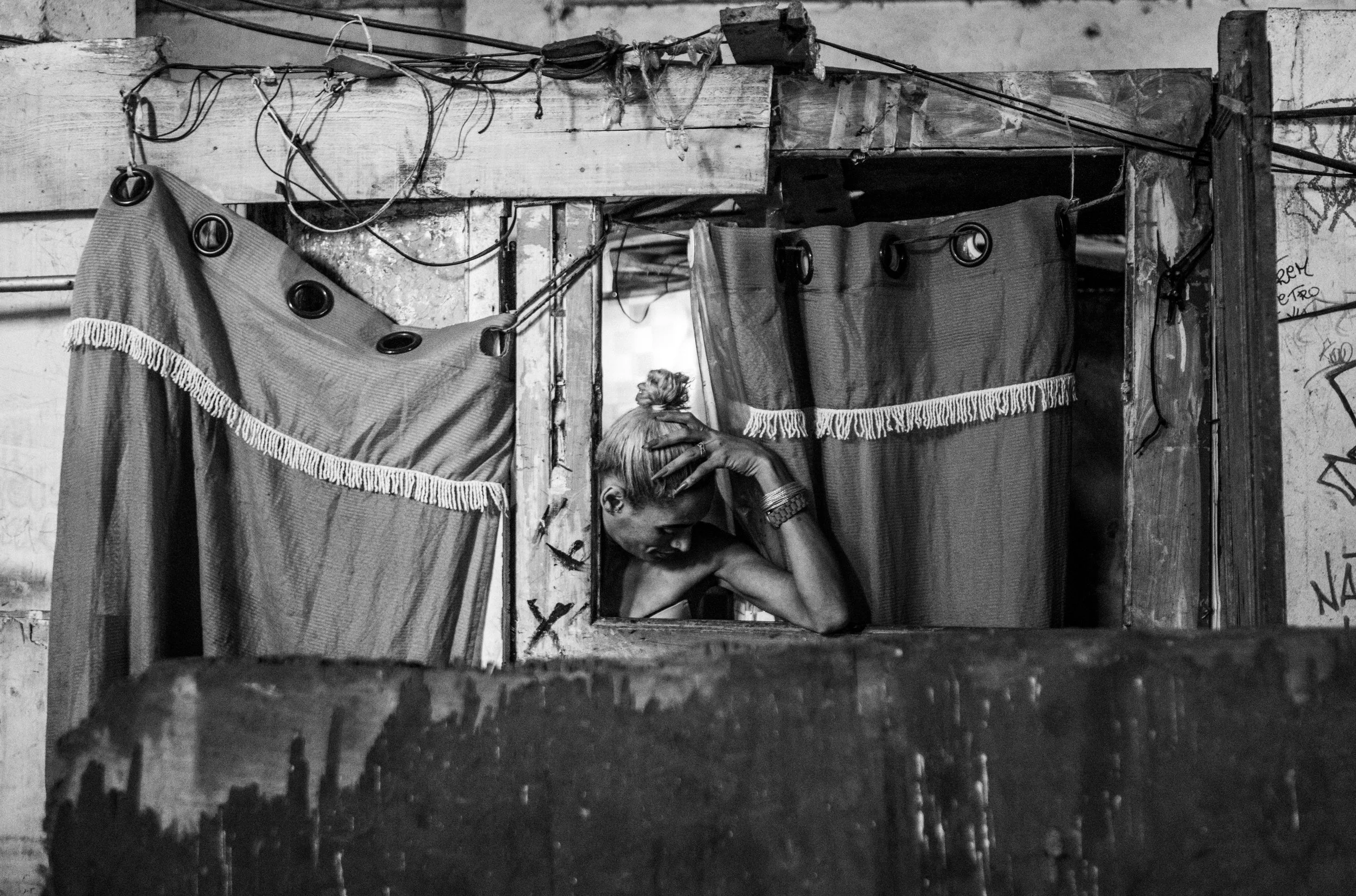  Addicts are allowed to live and make small wooden rooms inside CV trap houses. 