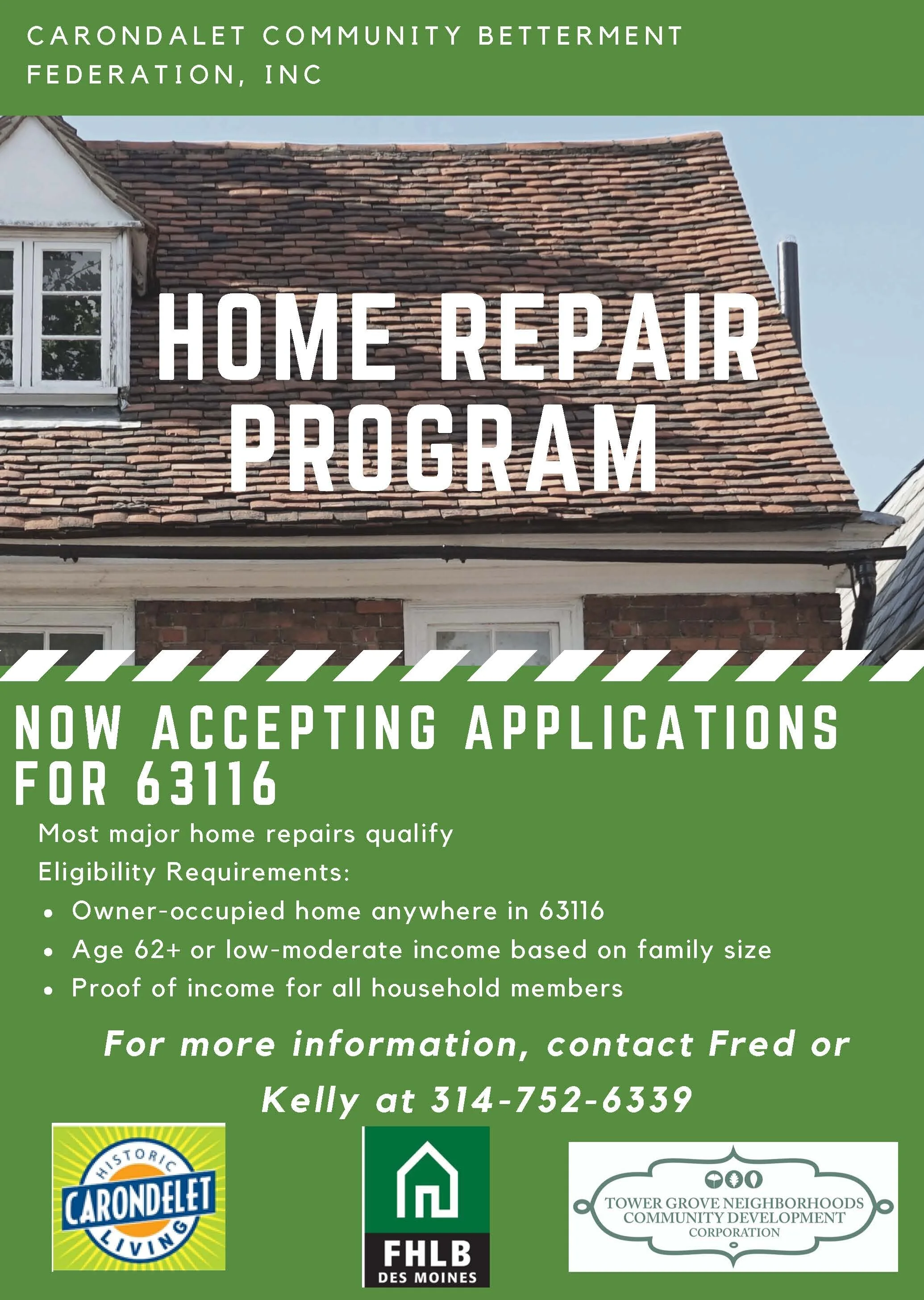 Tower Grove Neighborhoods CDC Introduces FREE Home Repair Program in Tower Grove South