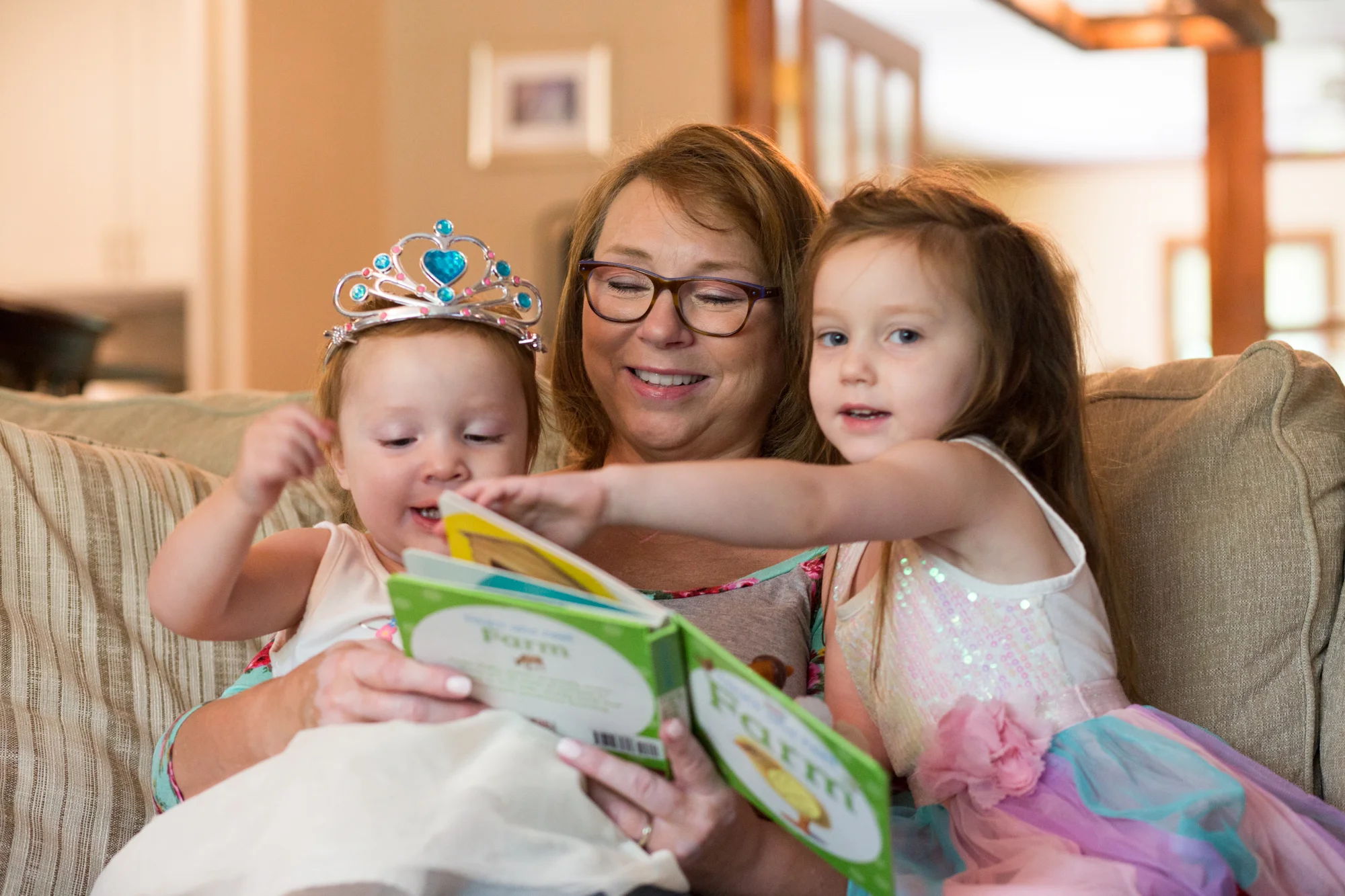 Reading To Her GrandKids !!