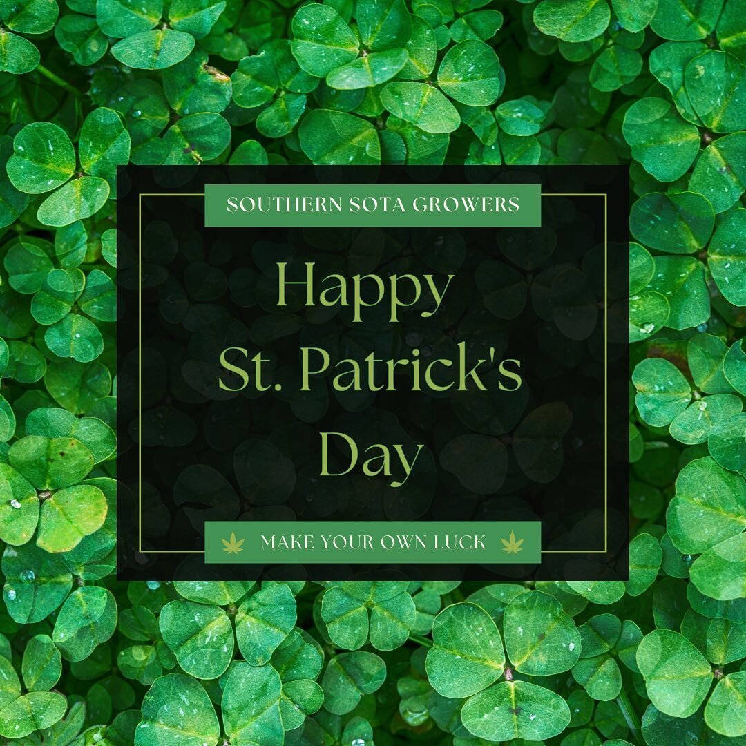 Happy 
St. Patrick&rsquo;s Day 🍀💚🌱. 
&bull;
📸- 𝙈𝙪𝙨𝙘𝙡𝙚 𝘽𝙖𝙡𝙢 💪
&bull;
#minnesota #march #stpatricksday #greenisgood 🌱👍#mngrownwithmnroots #southernsotagrowers #makeyourownluck 🍀
&bull;
✅dreaminfarms.com
