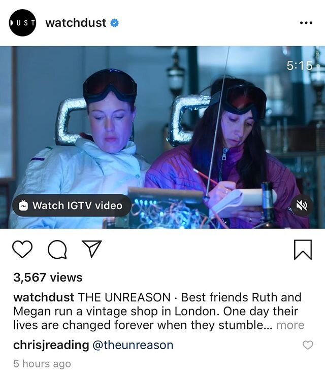 We are on @watchdust go check it out!! @theunreason #scifi #comedy #shortfilm