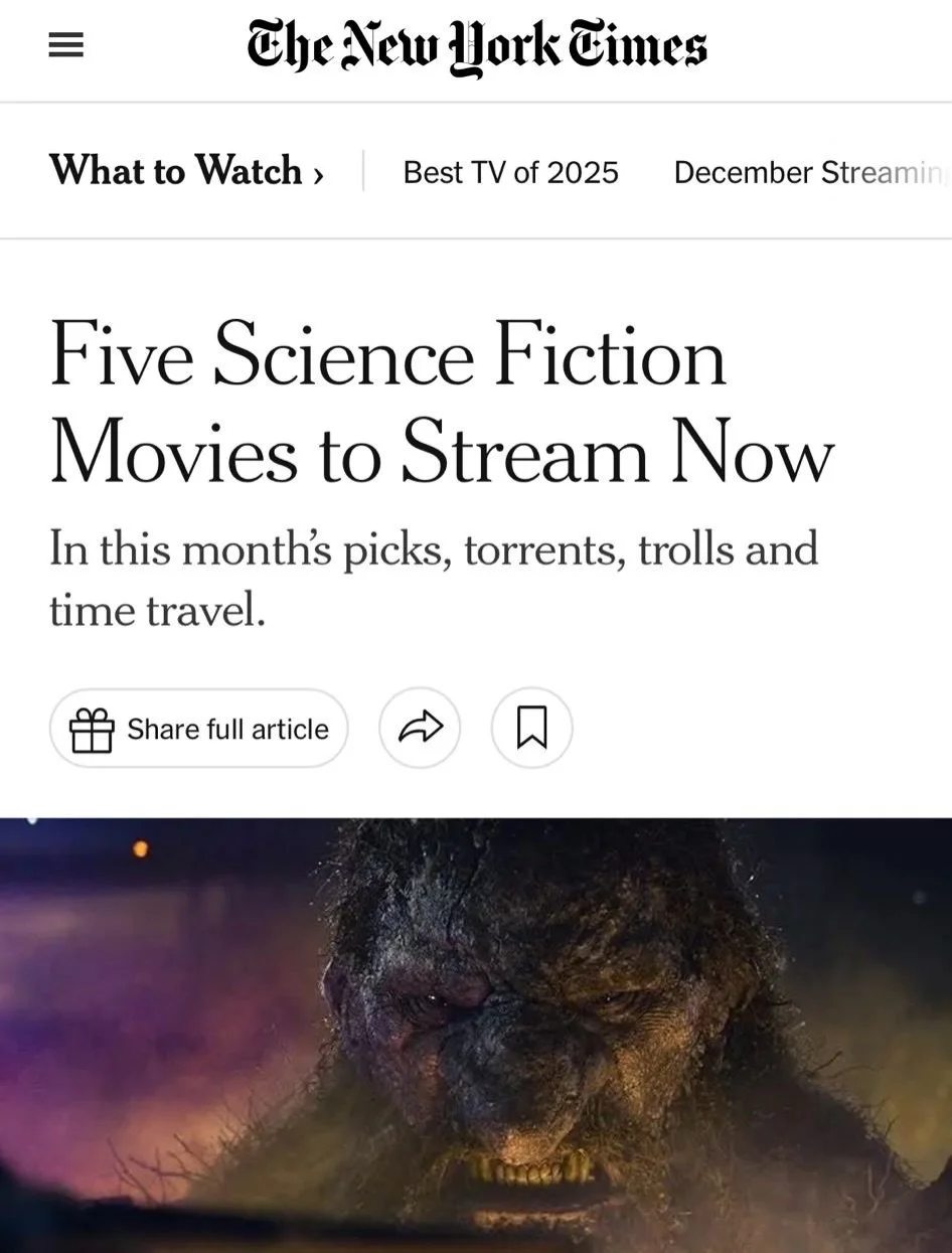 &lsquo;Time Travel is Dangerous&rsquo; featured in the New York Times what to watch! 🕰️🥹

#timetravelisdangerous #whattowatch #newyorktimes