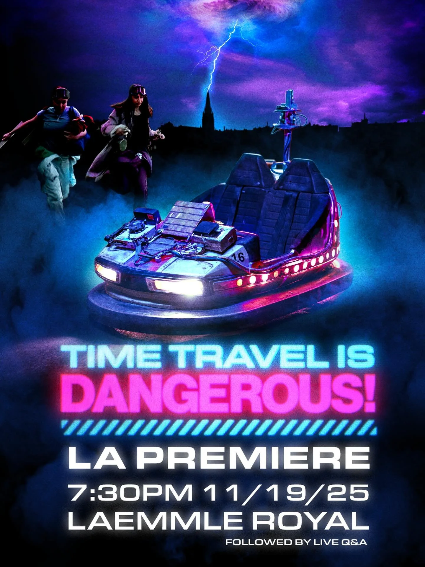 Roll up roll up and get your tickets to the LA premiere of TIME TRAVEL IS DANGEROUS at @laemmle_royal November 19th 🥂

🎥 Best friends Ruth and Megan run a vintage shop in Muswell Hill. When they stumble across a time machine, it occurs to them that