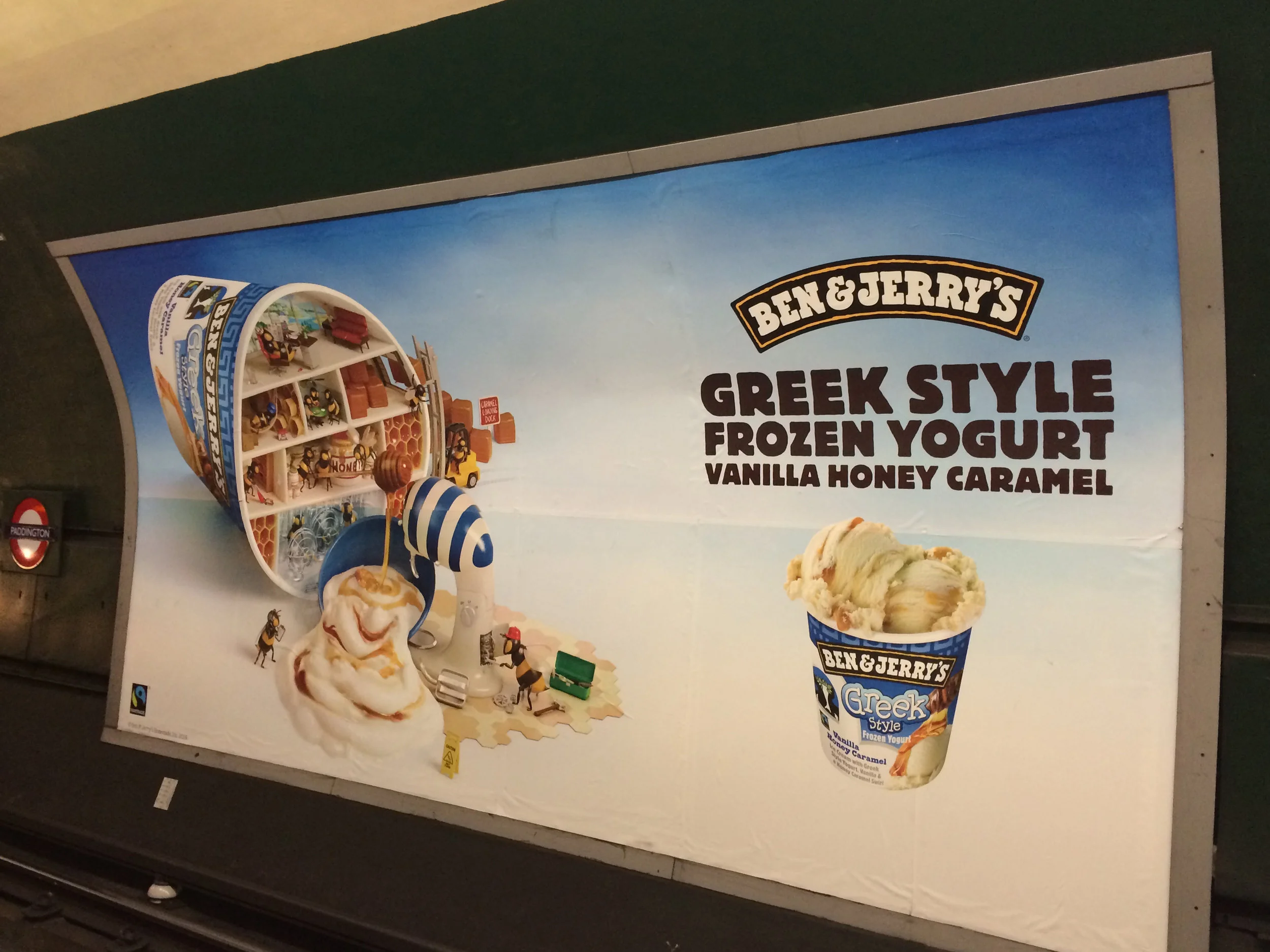 Greek Frozen Yogurt Outdoor Ad