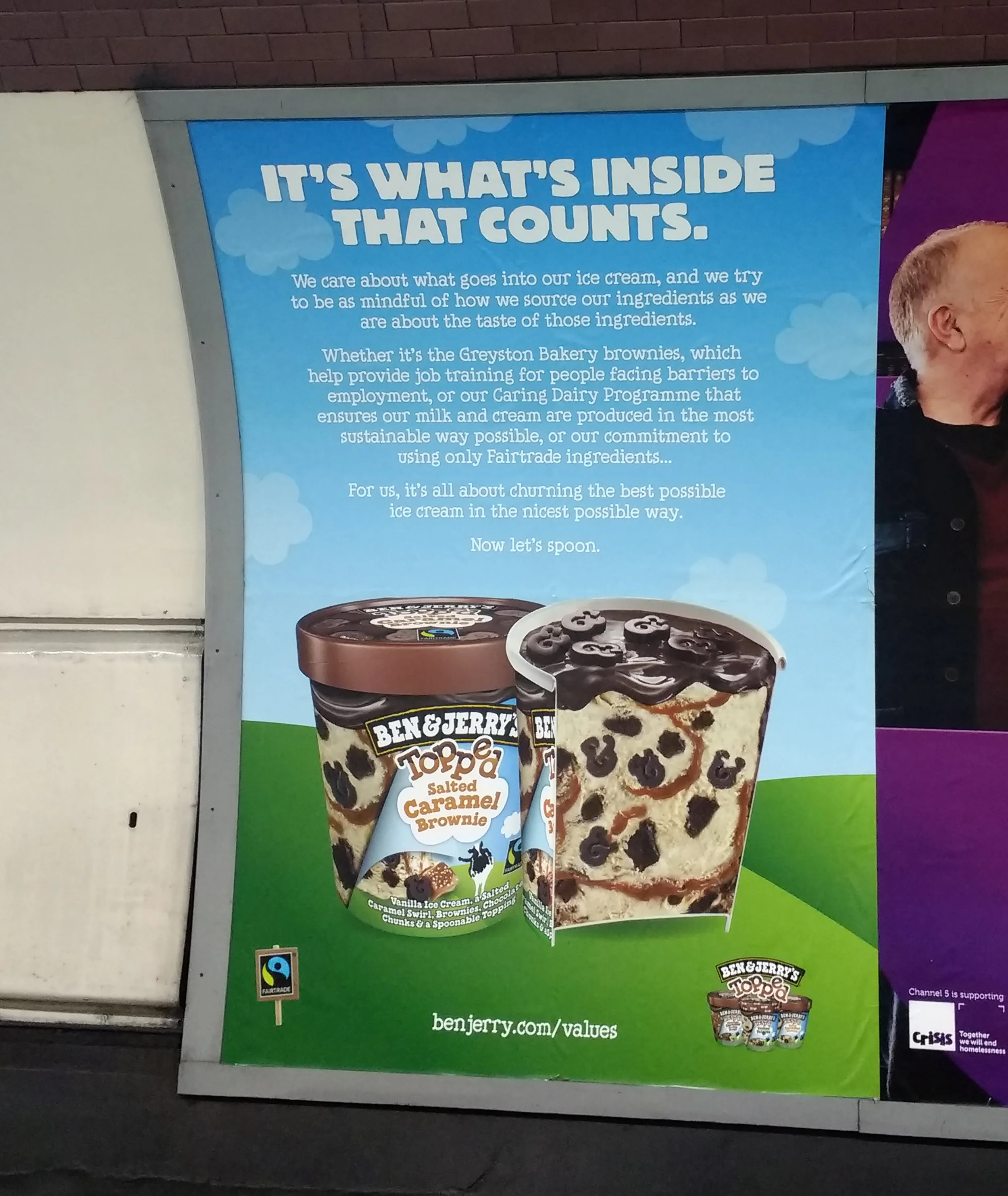 Values-Led Outdoor Ad