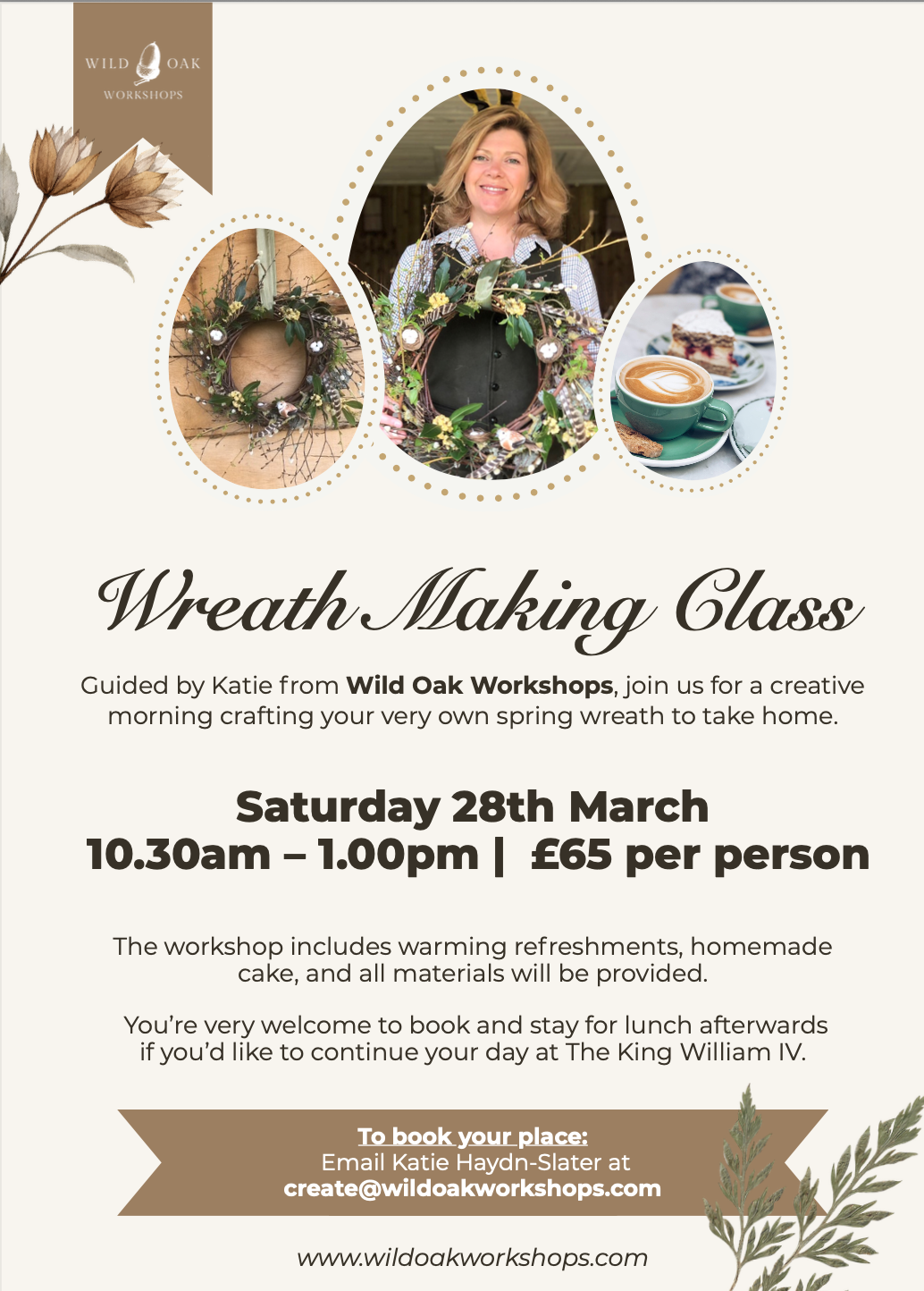 Wreath Making class at King William {ub Sedgeford.png