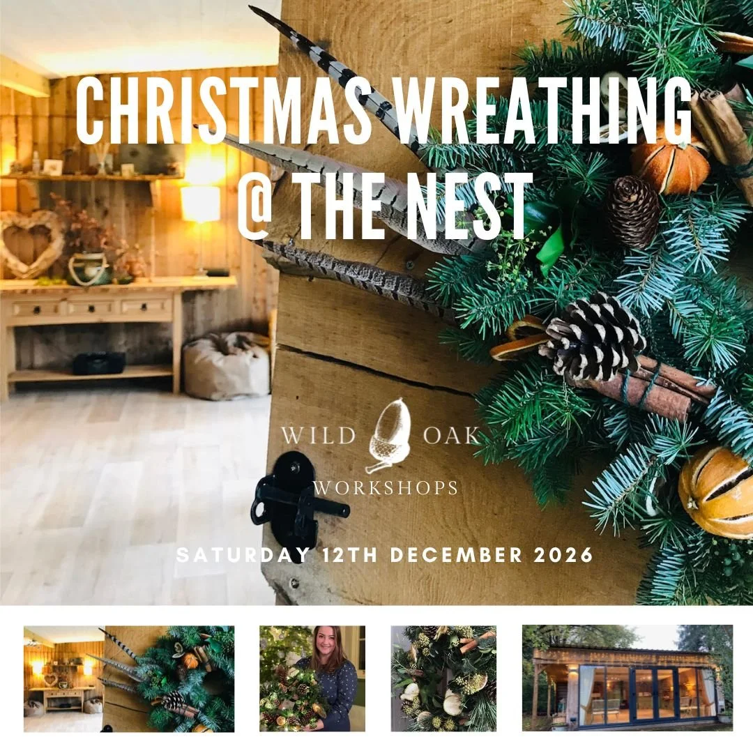 Christmas Wreathing at the Nest WildOak Workshops.jpg