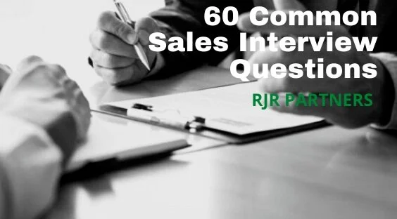 60 Common Sales Interview Questions