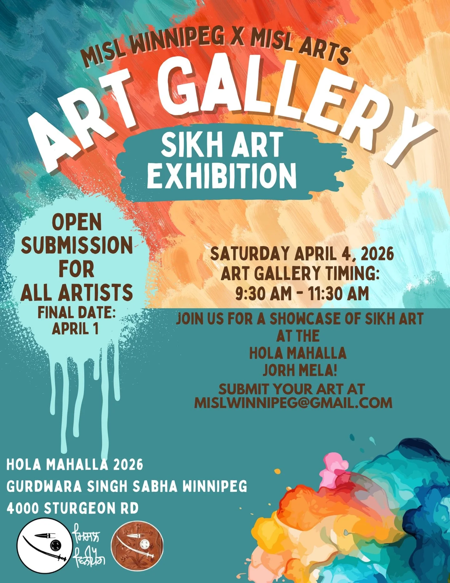 Art Gallery at the Hola Mahalla Jorh Mela