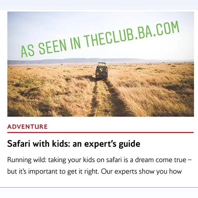 We are in the press!! @british_airways #thebaclub online March edition. Link in our blurb. Thank you @travelmorison for including us in your fantastic article. #familysafari #familytravel #familytravels