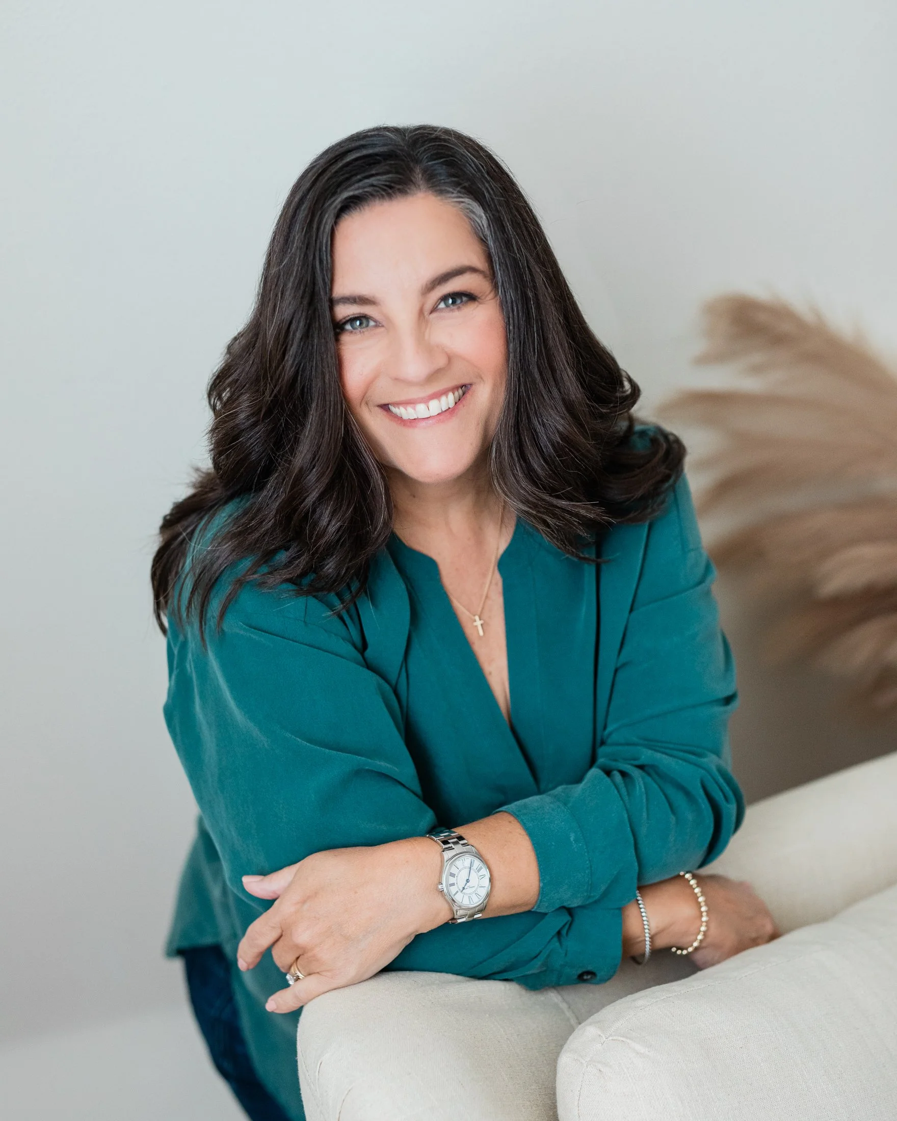 Portrait of Aimee, featured in the Wise Women | 50 Over 50 Portrait Experience by Houston photographer Amanda Faucett.