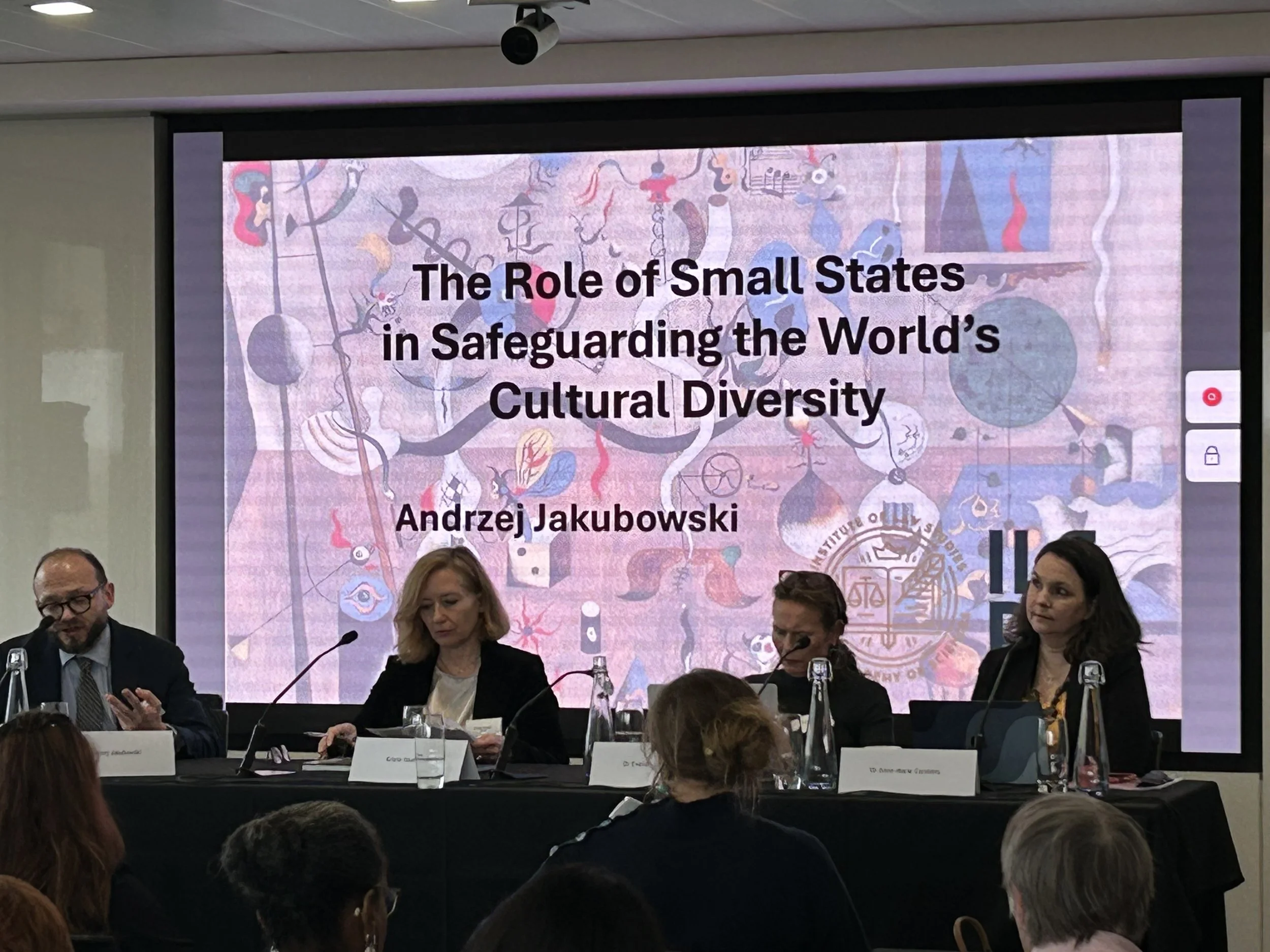  Left to Right: Dr Andrzej Jakubowski, Kristin Hausler, Dr Evelien Campfens, and Professor Anne-Marie Carstens. 