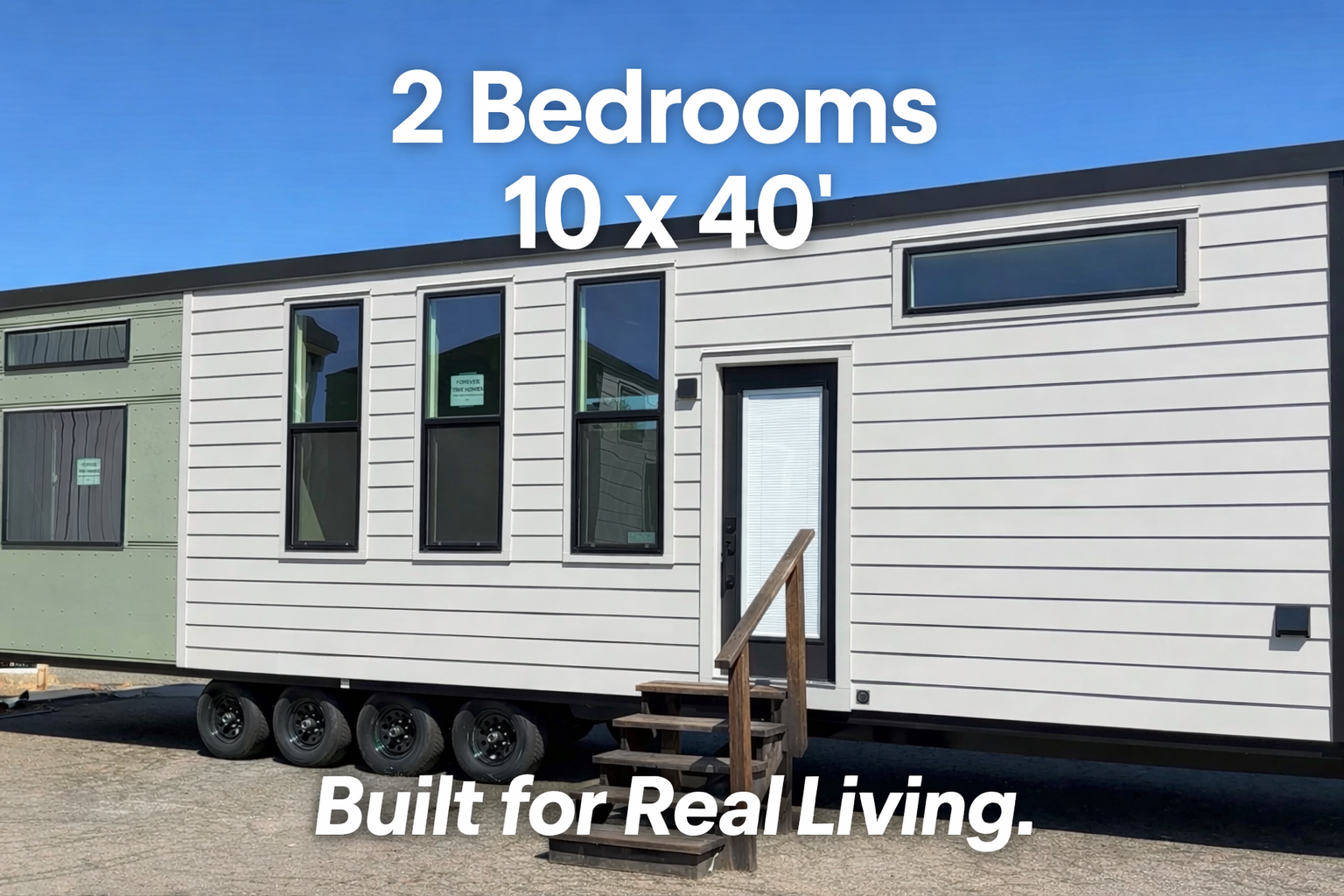 10x40 Tiny Home with 2 Bedrooms
