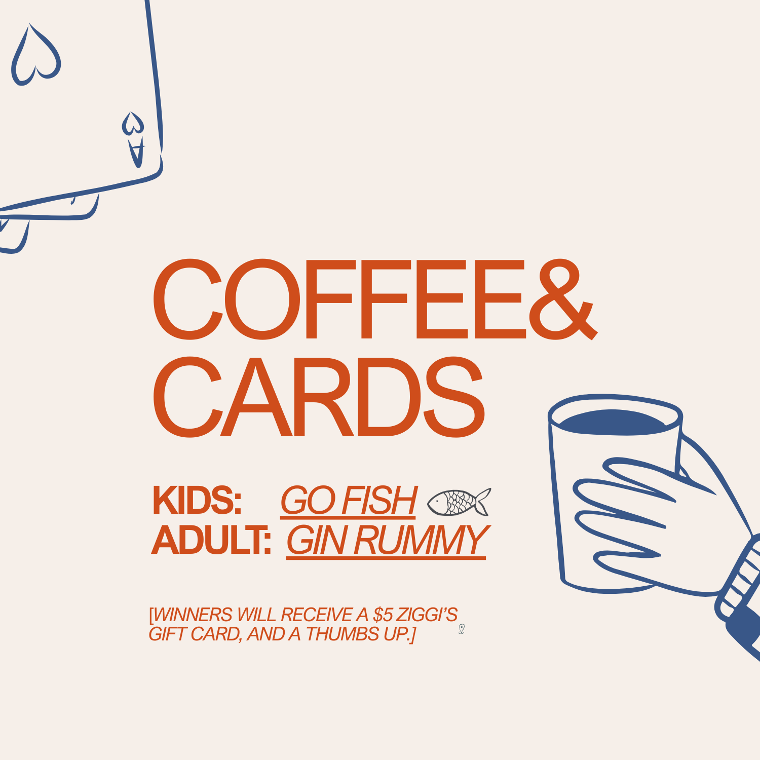 Coffee and Cards Tournament! 