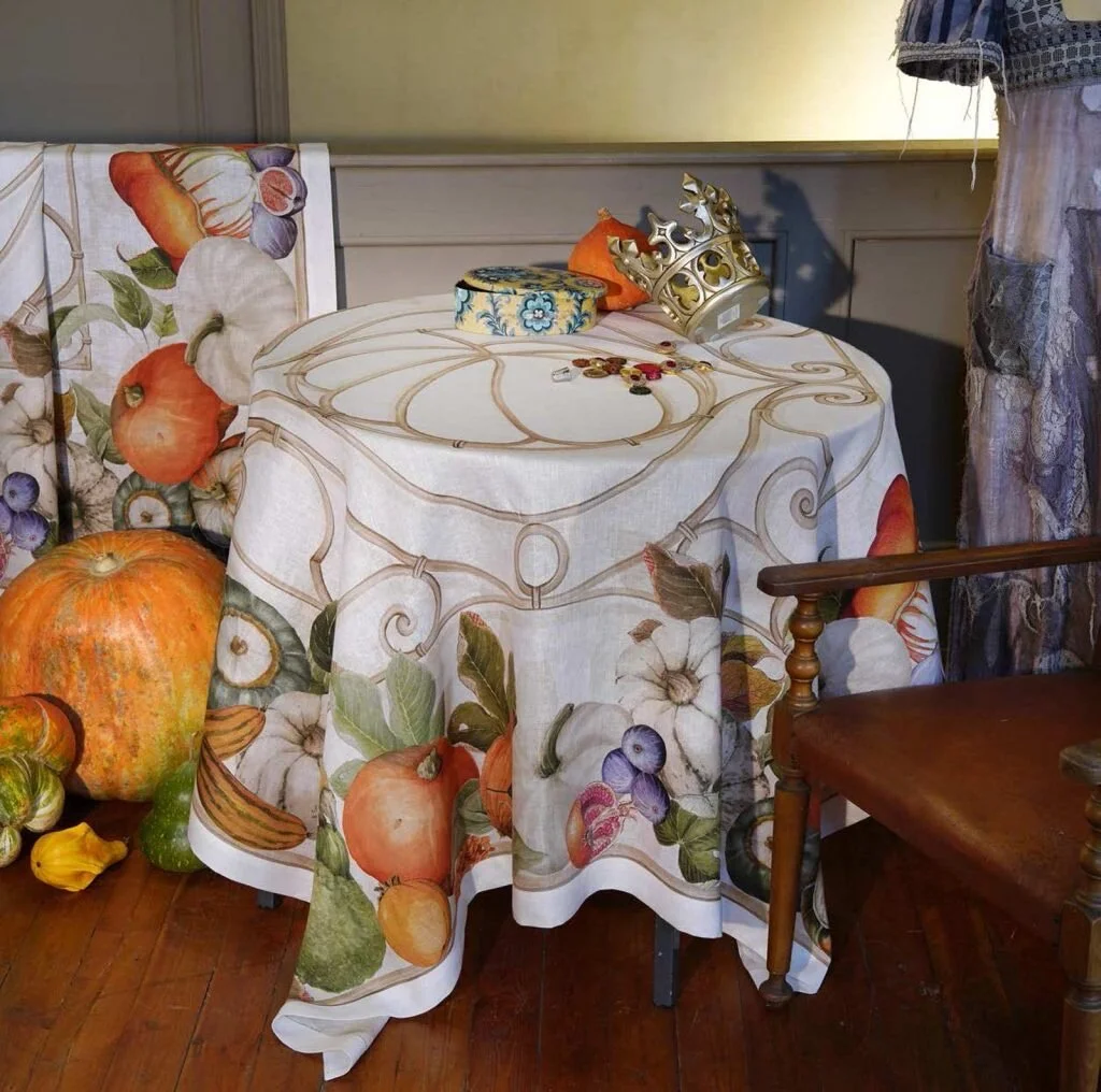 Pumpkin and Gourds Tablecloth