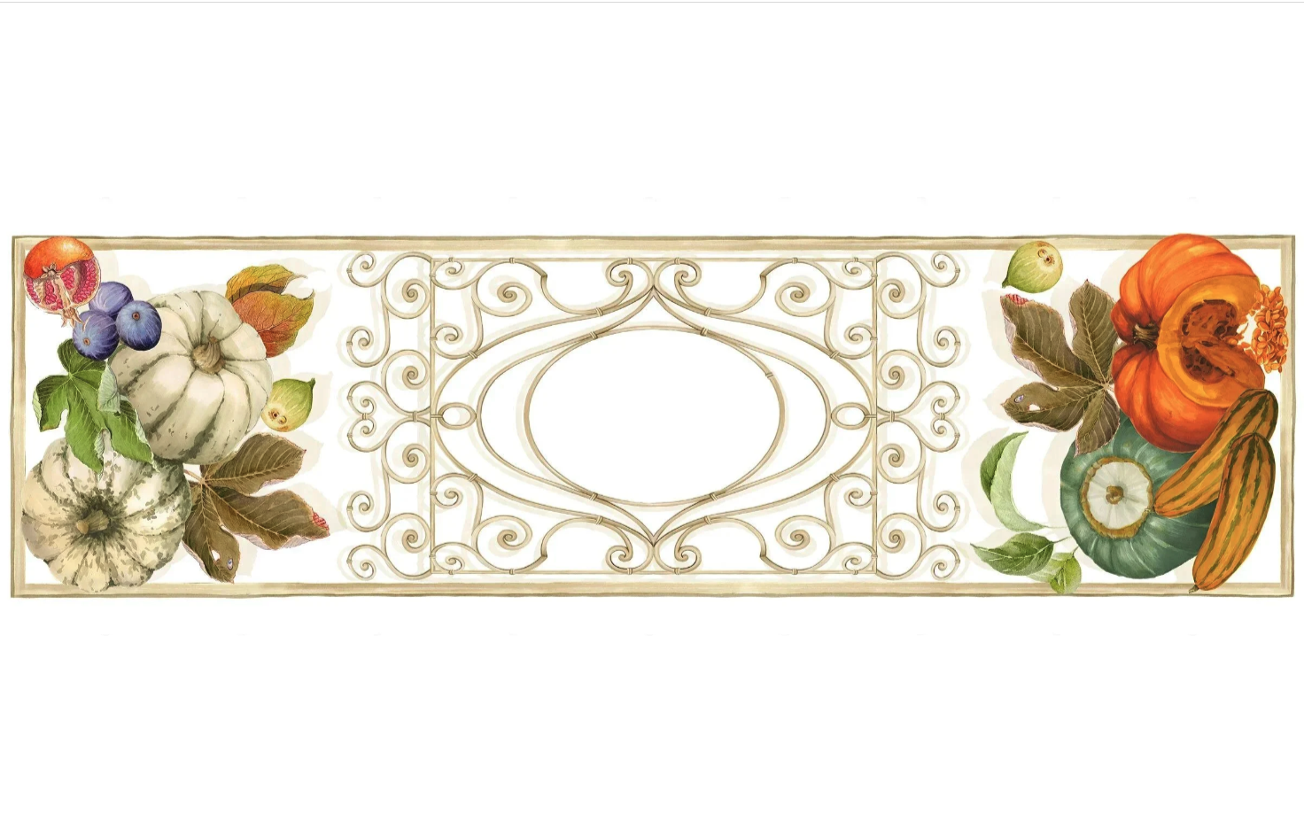Pumpkin and Gourds Table Runner