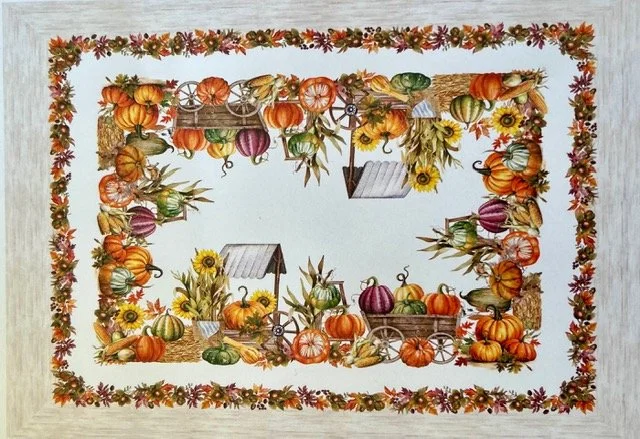 Pumpkins Galore Tablecloth