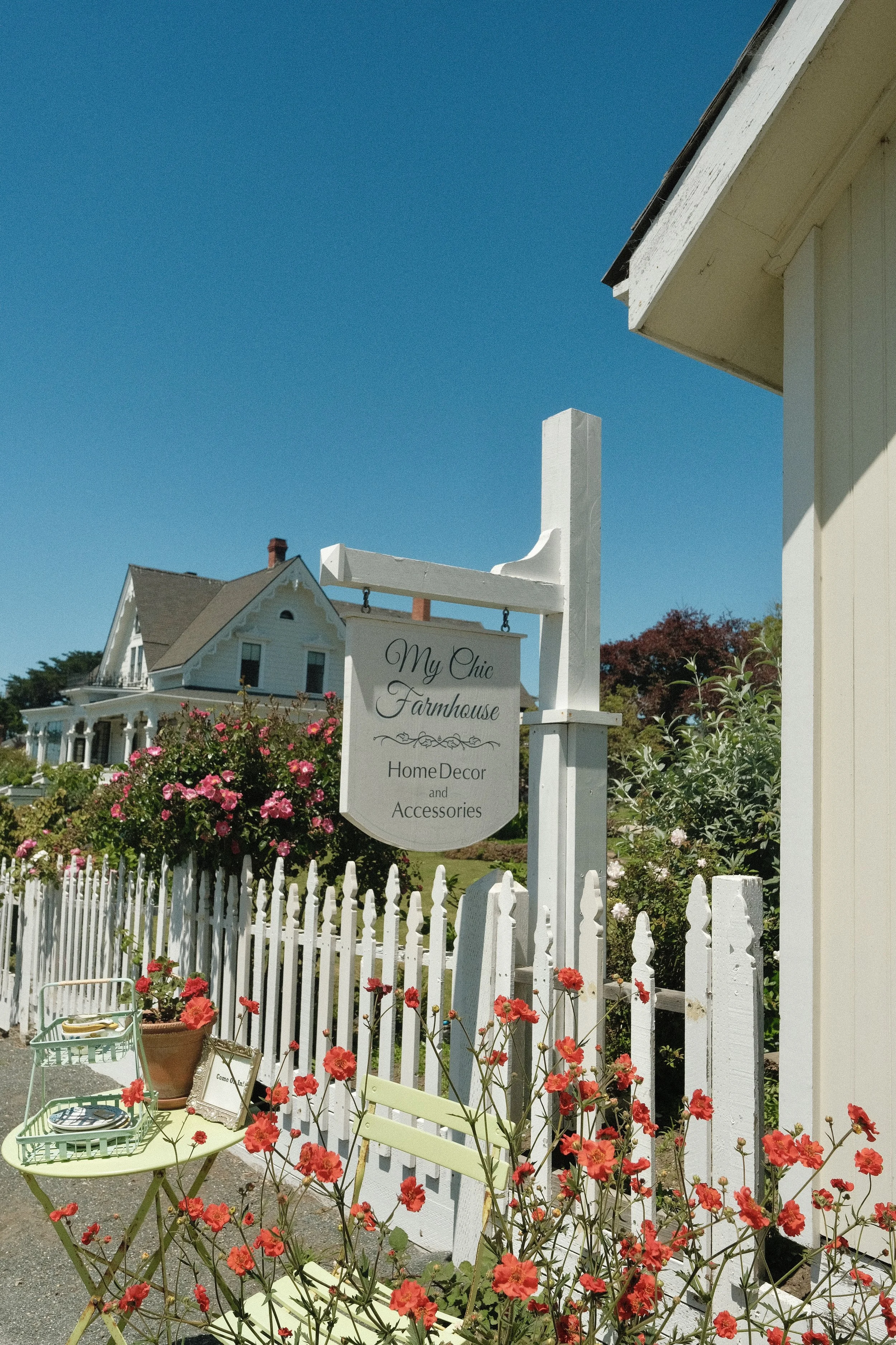 farmhouse, decor, mendocino, home decor