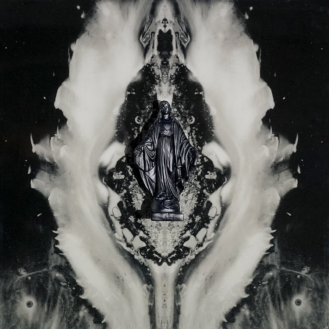 (w)omen
___
24&rdquo; x 24&rdquo; wet plate print with resin and Mary statue on 3&rdquo; deep panel.
___
available on the lunar new year drop feb 12 (link in bio)
___
i think it&rsquo;s time we quit perpetuating the myth that artists have to be in pa