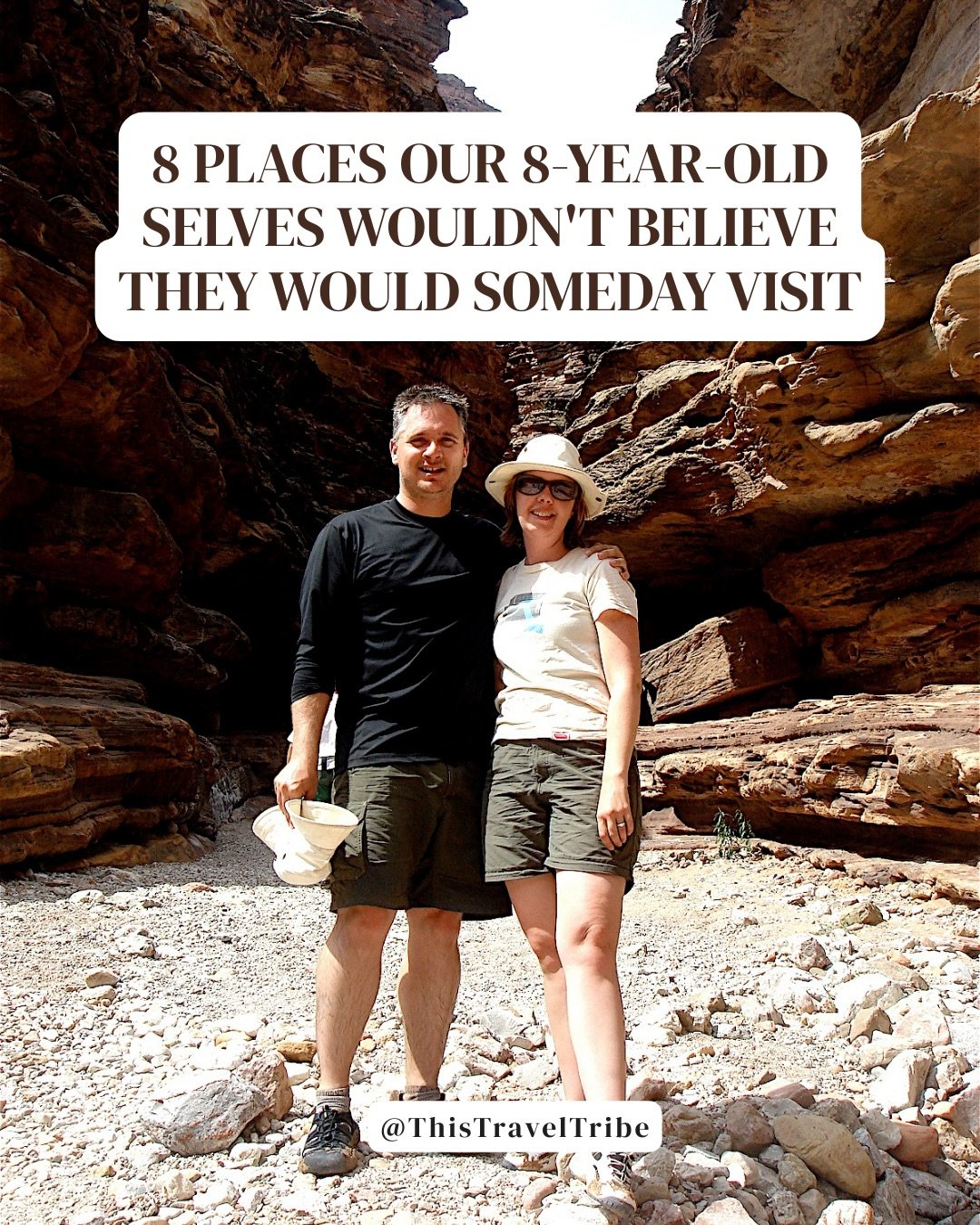 8 Places Our 8-Year-Old Selves Wouldn&rsquo;t Believe They Would Visit Someday! 👇🏼

1. The bottom on the Grand Canyon on a hike + a week-long rafting trip. Seriously one of the most magical places on earth.

2. Sydney, Australia. What kid doesn&rsq