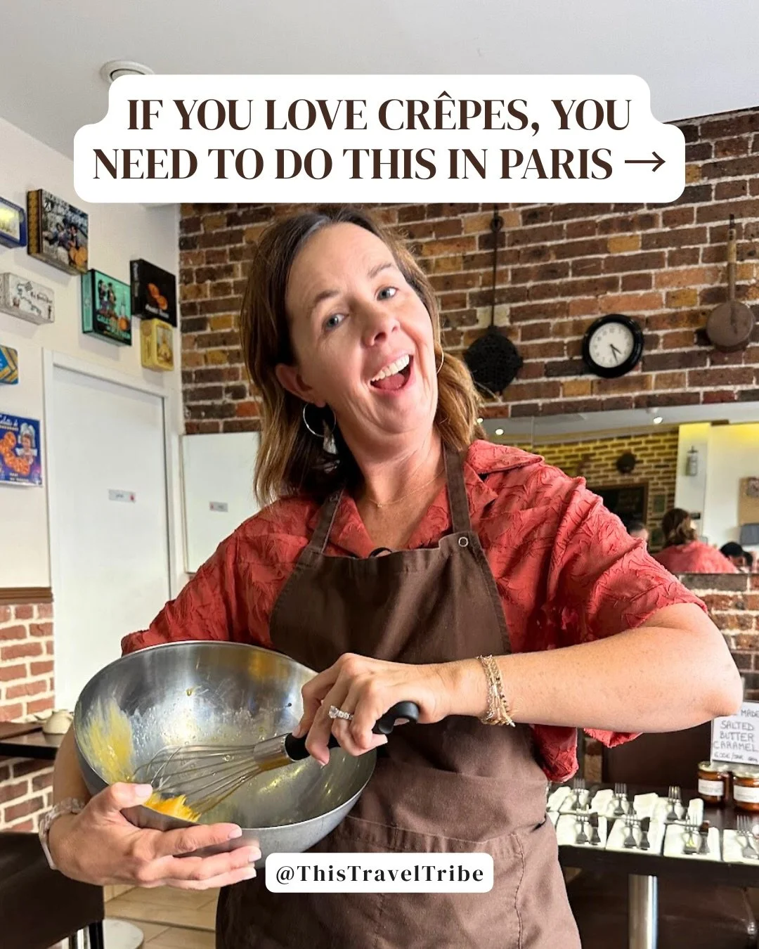 Best 3 hours we spent in Paris &amp; we ate the results.

This 3-hour cr&ecirc;pe-making class was part cooking lesson and part history lesson. While we worked, our instructor shared the story of cr&ecirc;pes in French culture and taught us the techn