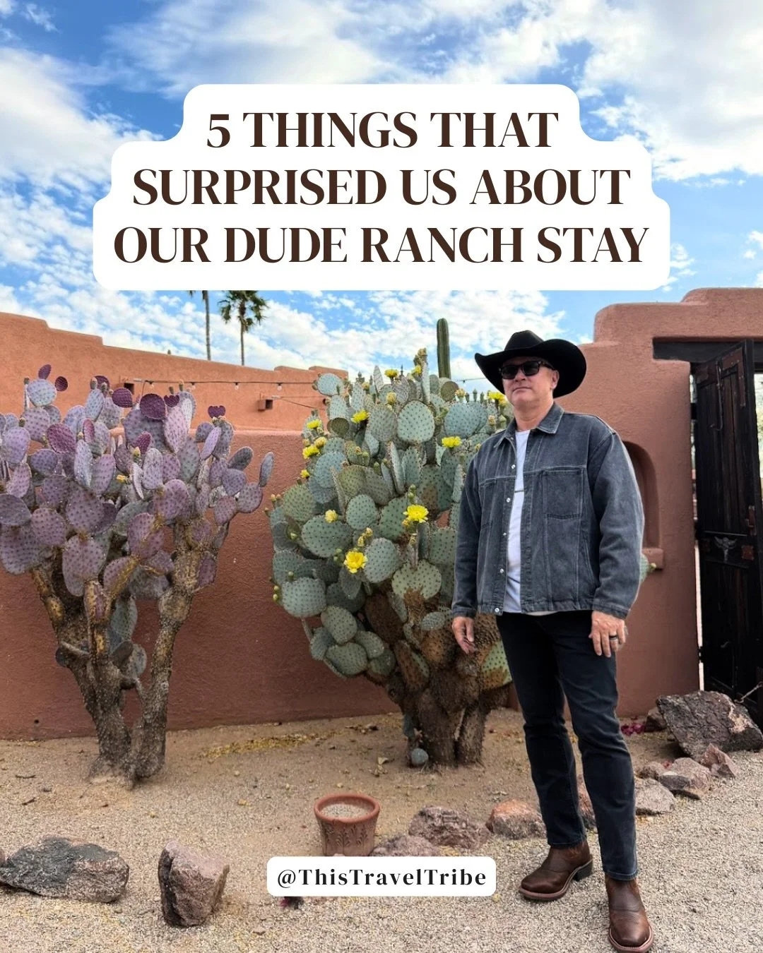 Somewhere between the horseback rides and the afternoon naps, we fell in love with dude ranch life. If you&rsquo;ve been curious about trying one, this is your sign. Swipe for 5 things that surprised us about our stay @whitestallionranchaz 🌵 

Is a 