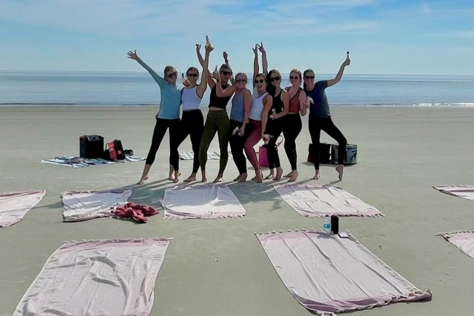 Weekly Beach Yoga Sessions on St. Simons Island — east beach yoga