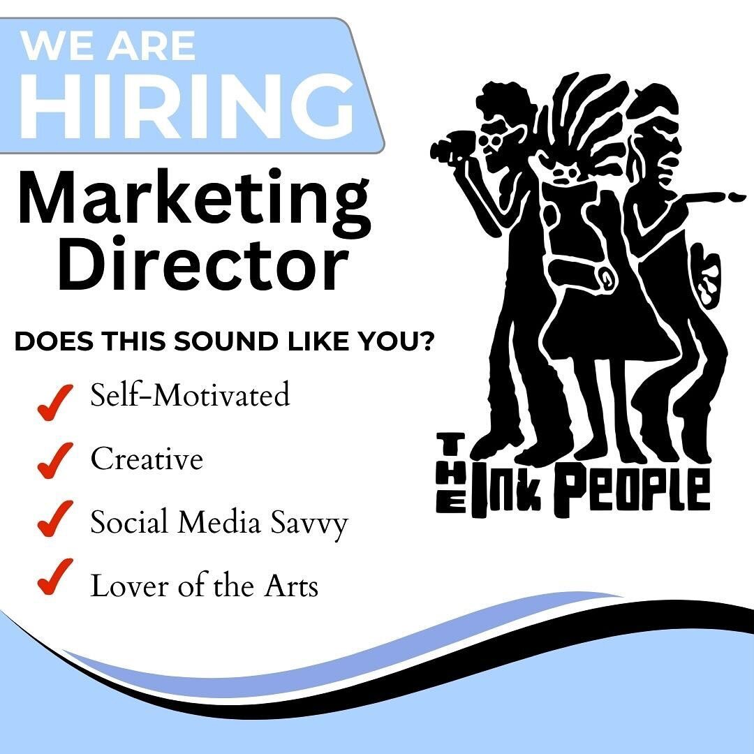 We are hiring! Visit our website at inkpeople.org for the full job description. Please share!

#humboldt #inkpeople #humboldtjobs #humboldtarts #humboldtartsandculture